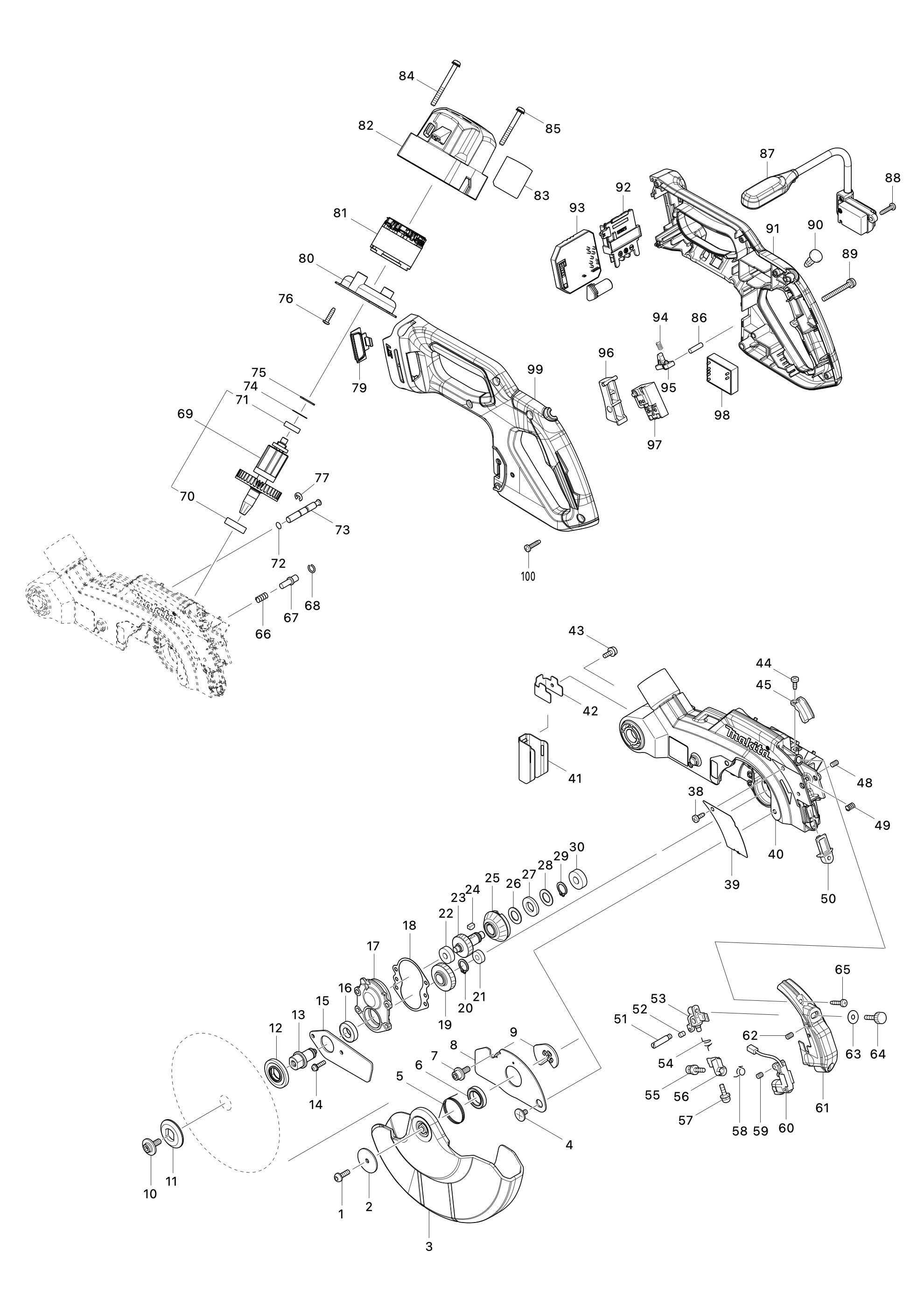 Akku-kapp- und Gehrungssäge Dls600 – Seite 1