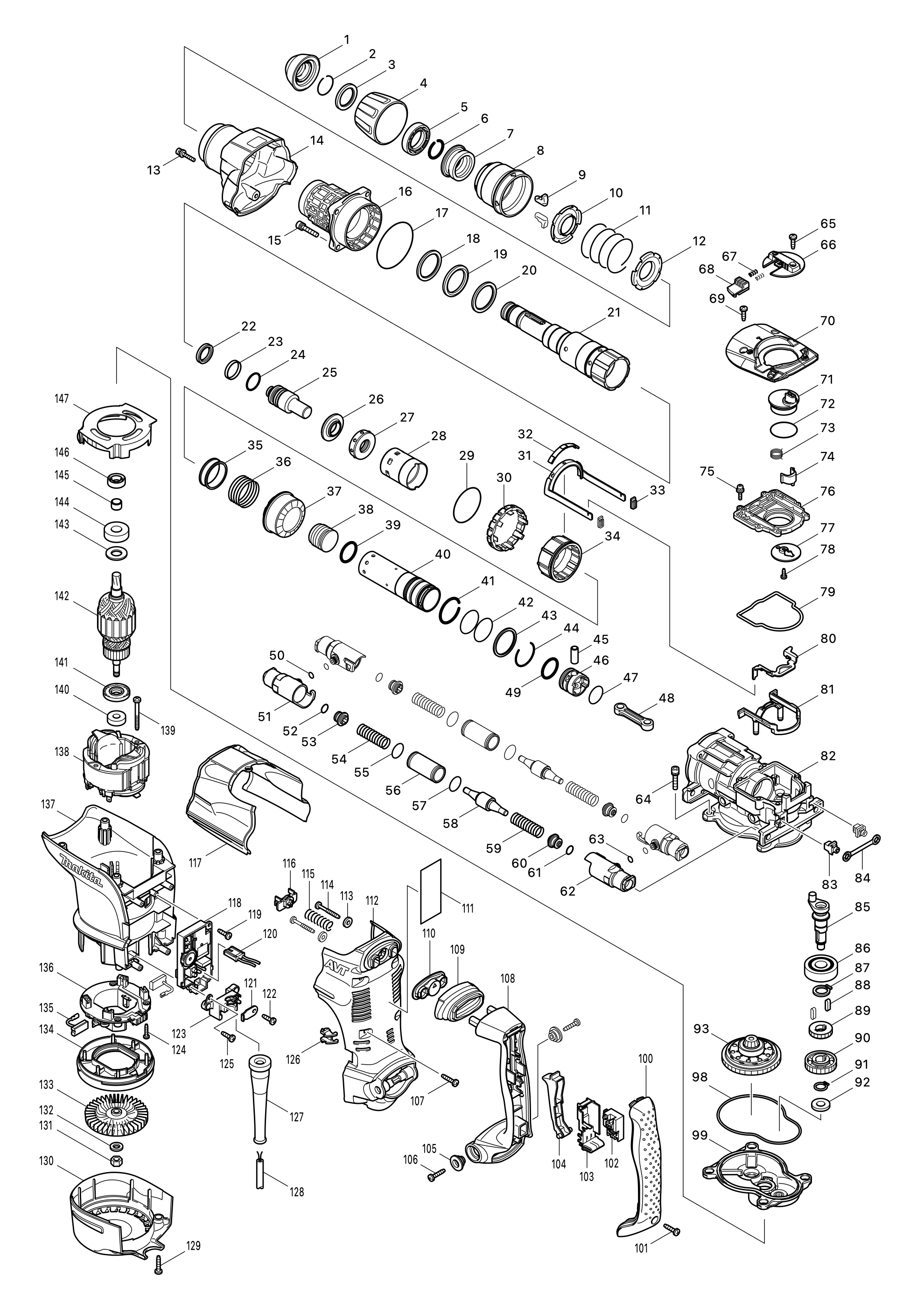 Kombihammer Hr4511c