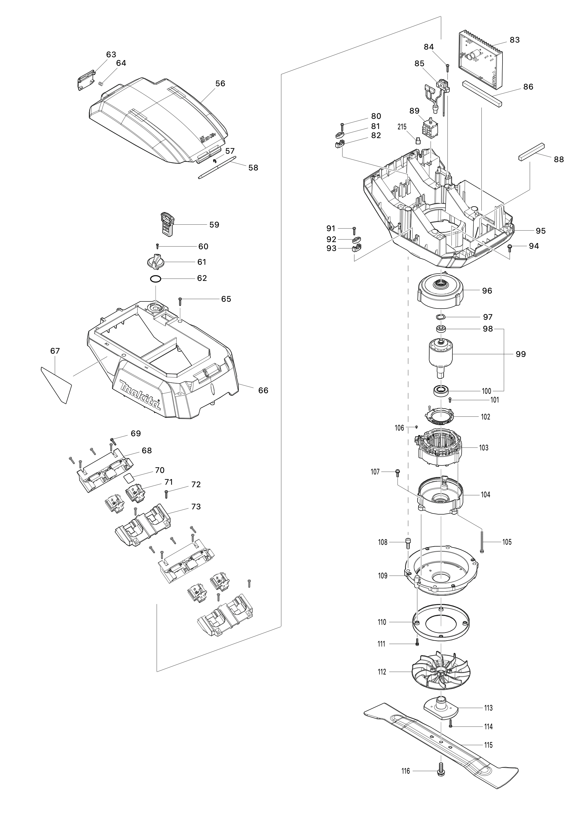 Akku-rasenmäher Dlm534 – Seite 2
