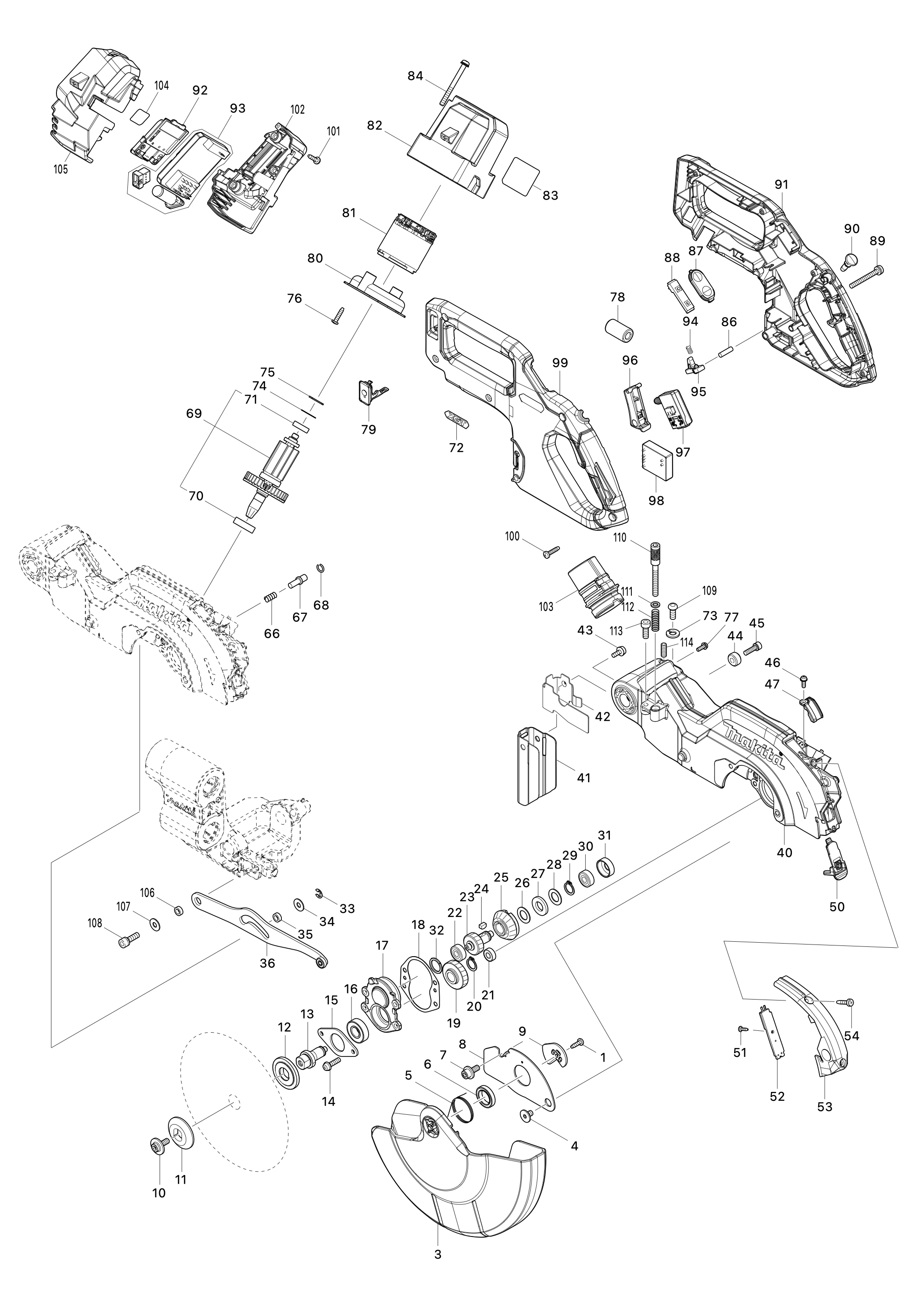 Akku-kapp- und Gehrungssäge Ls002g – Seite 1