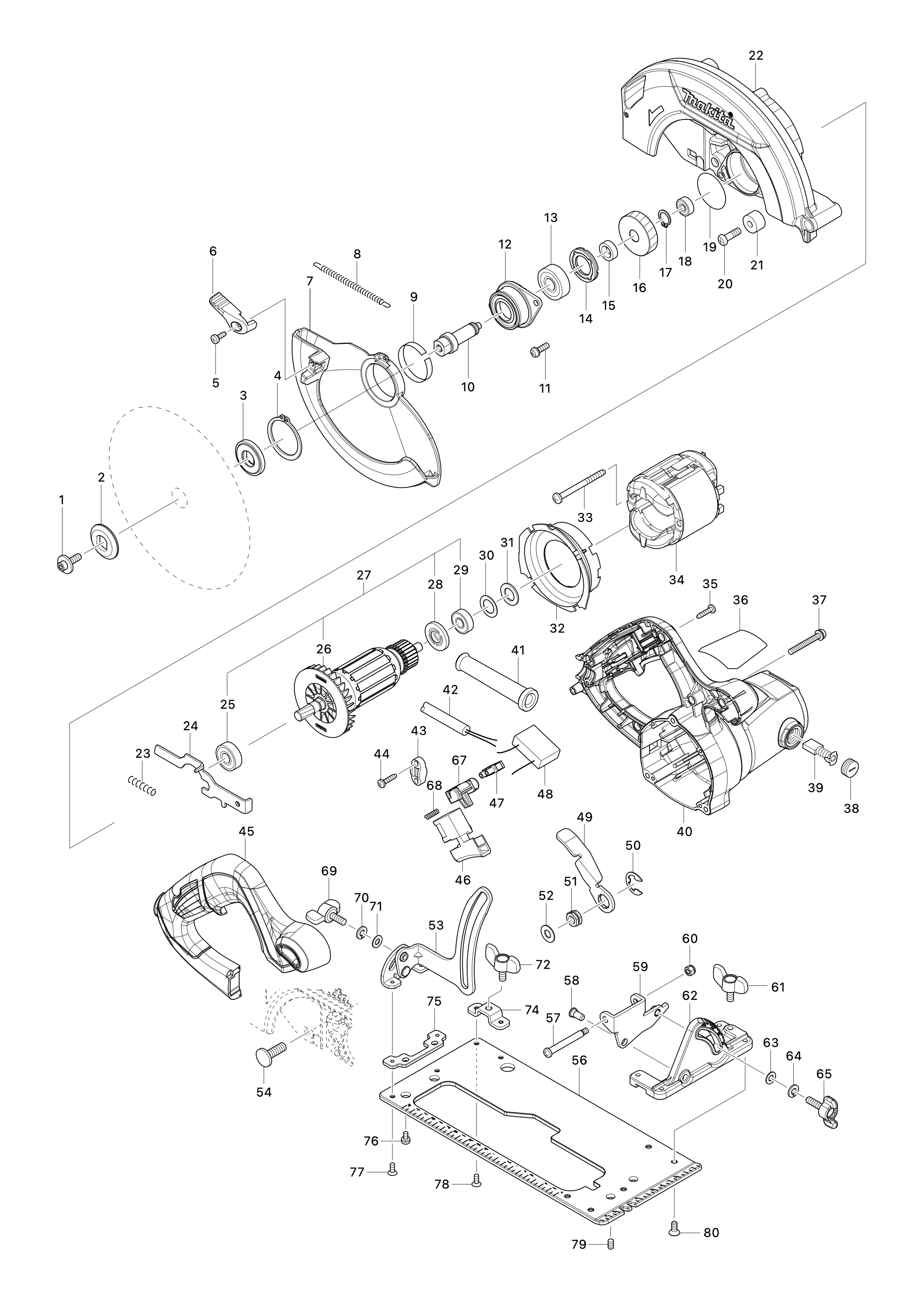 Handkreissäge Hs7601