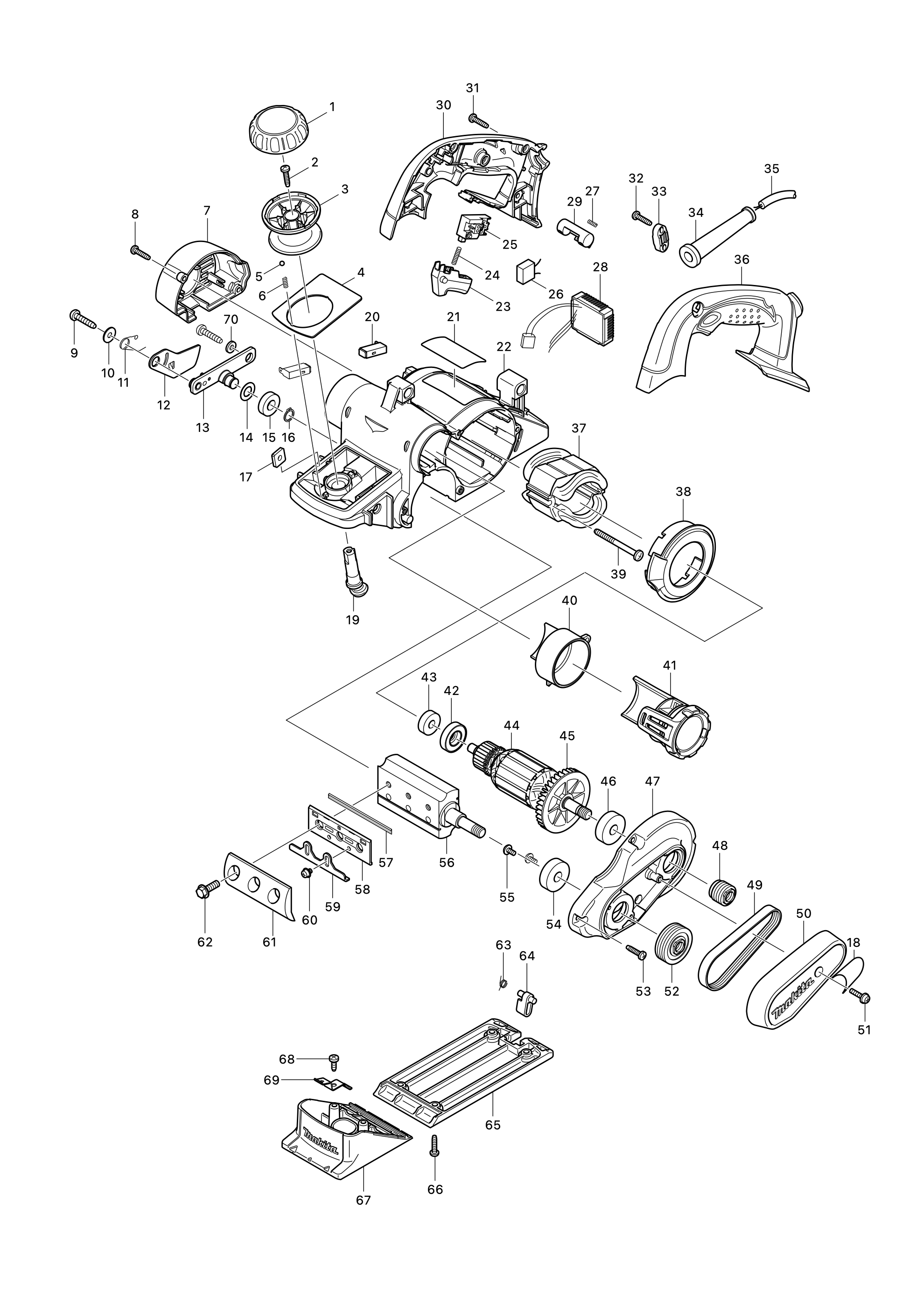 Falzhobel Kp0810c
