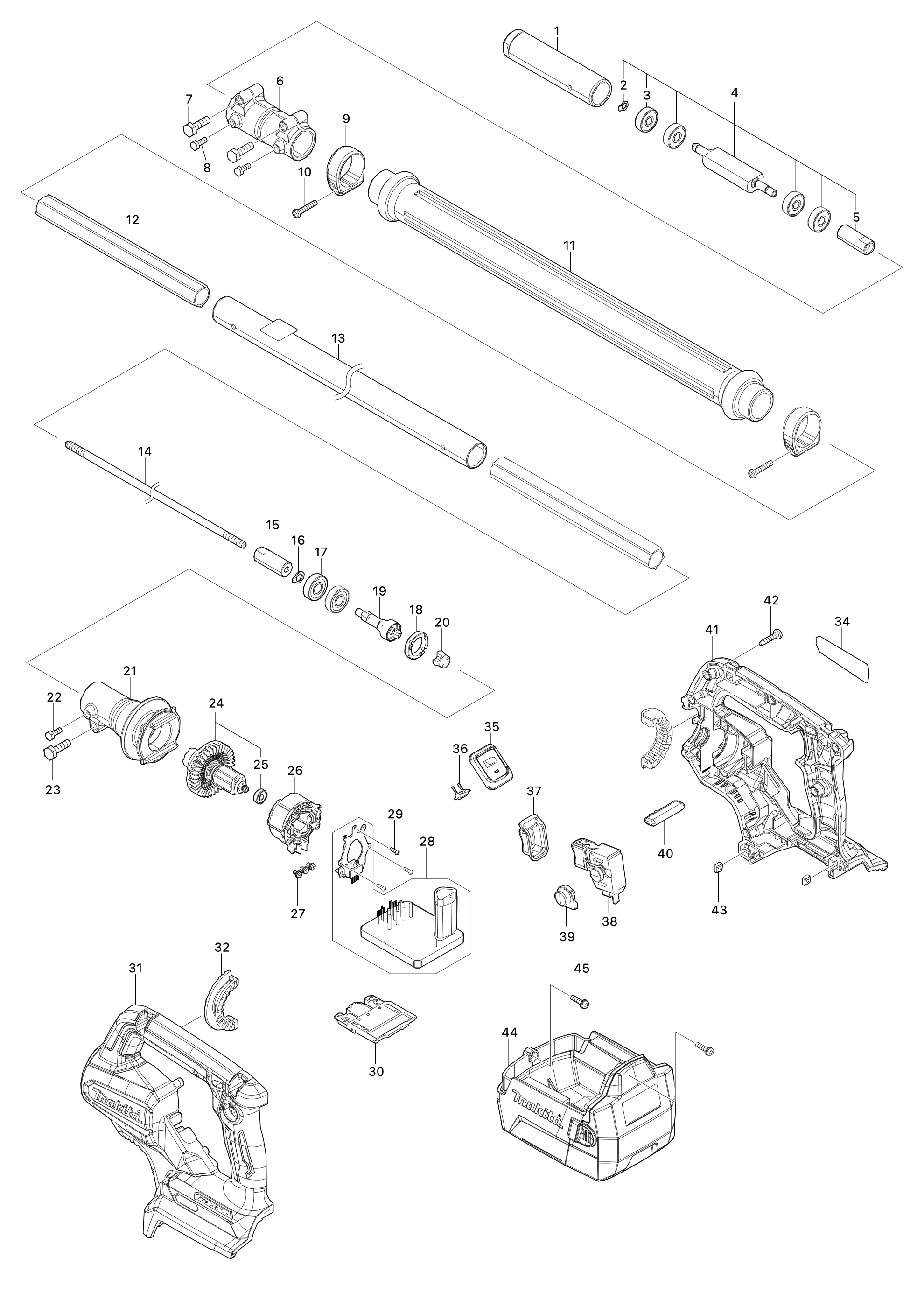 Akku-vibrationsbohle Vl001g