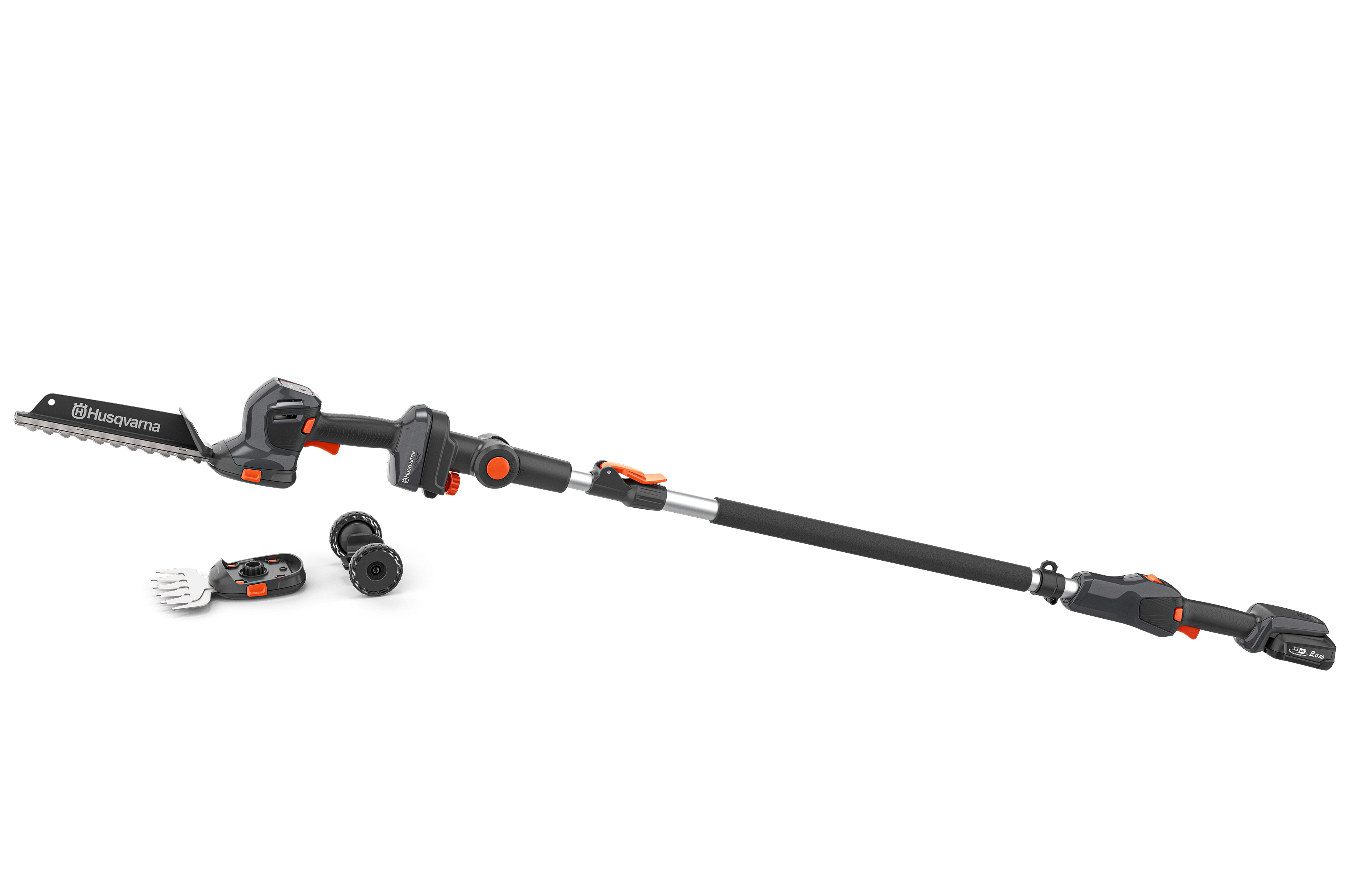 Husqvarna Aspire® Gras- und Strauchschere S20-P4A + Verlängerung-P4A mit Akku und Ladegerät – Heckenschere – Ansicht 1