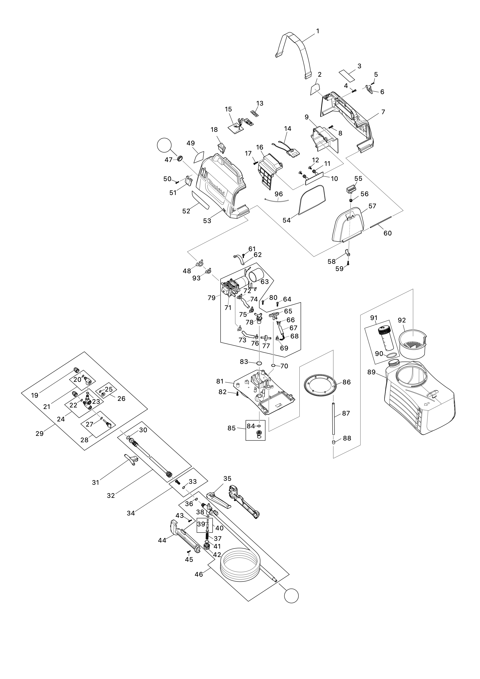 Akku-druckspritze Us053d