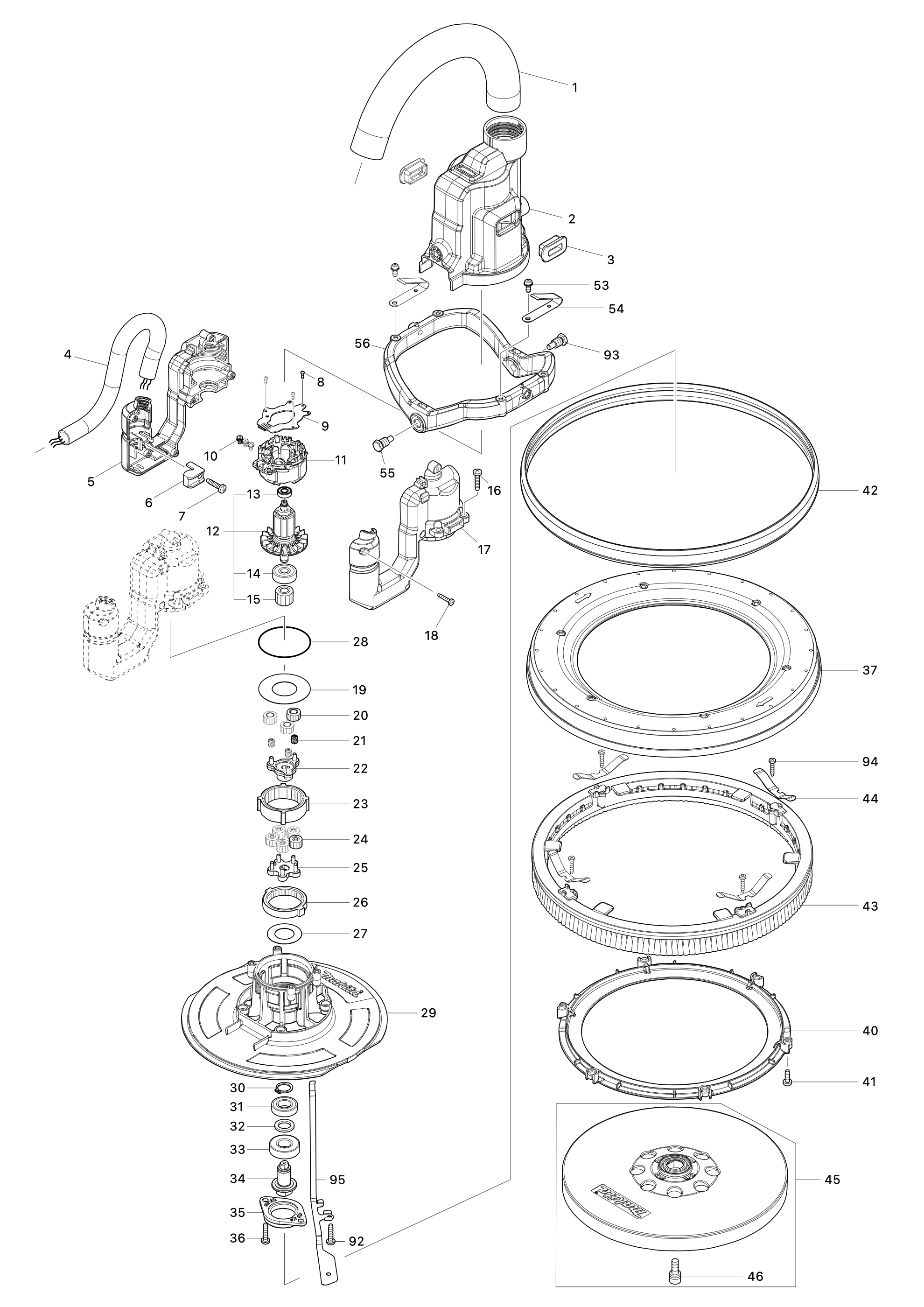 Akku-langhalsschleifer Dsl801 – Seite 1