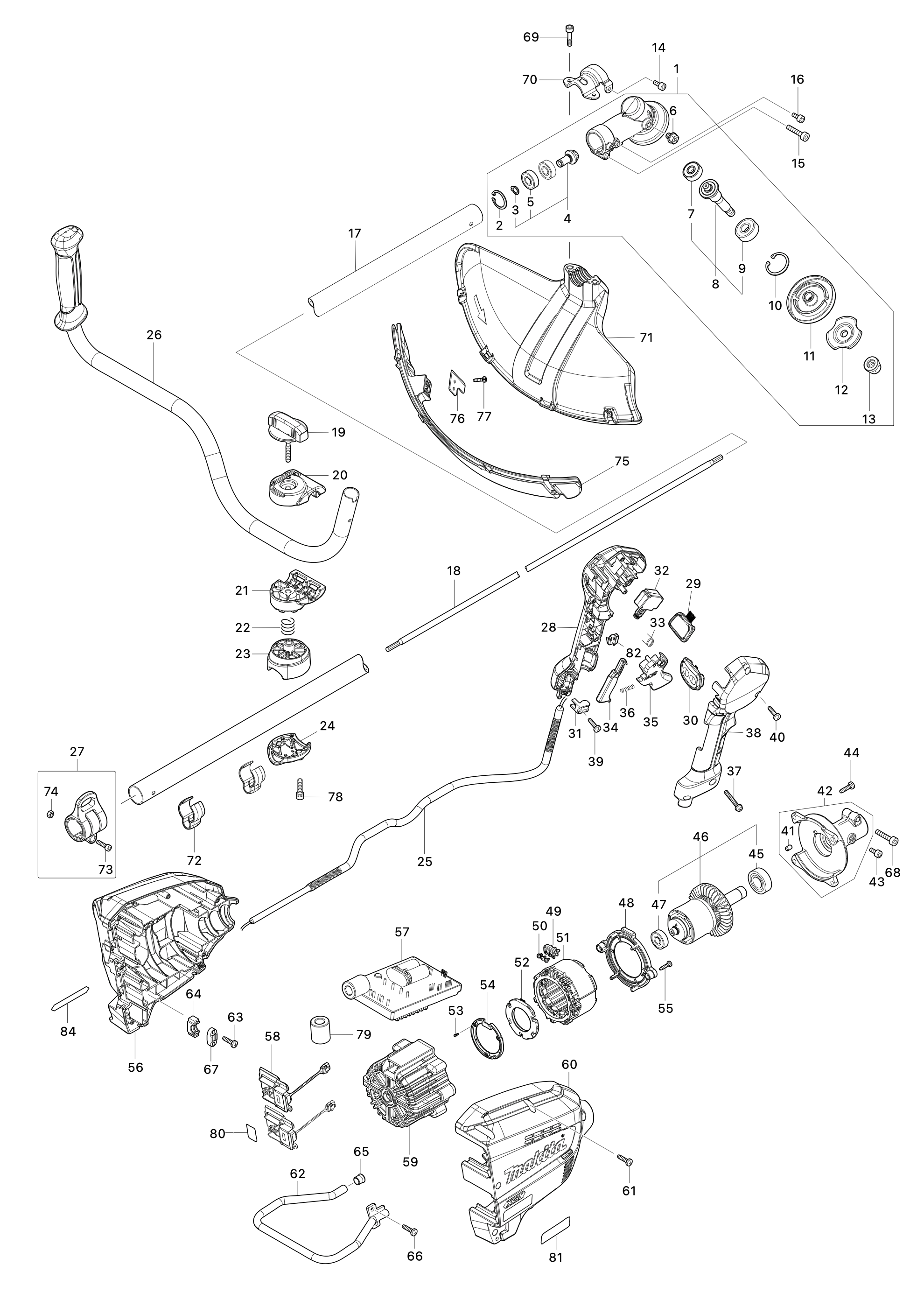Akku-freischneider Ur012g