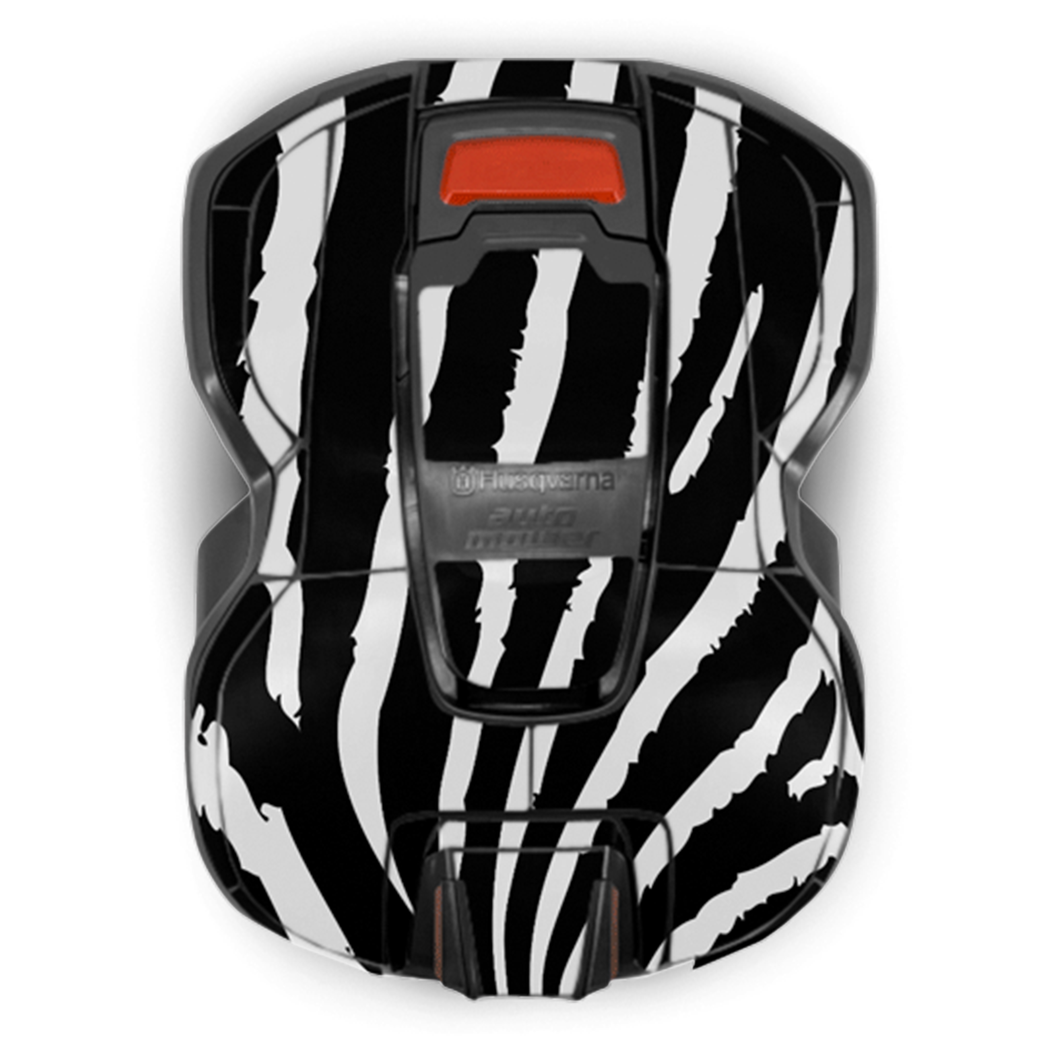 Automower® Klebefolie Zebra – Roboter-Personalisierung und -Konnektivität – Ansicht 1