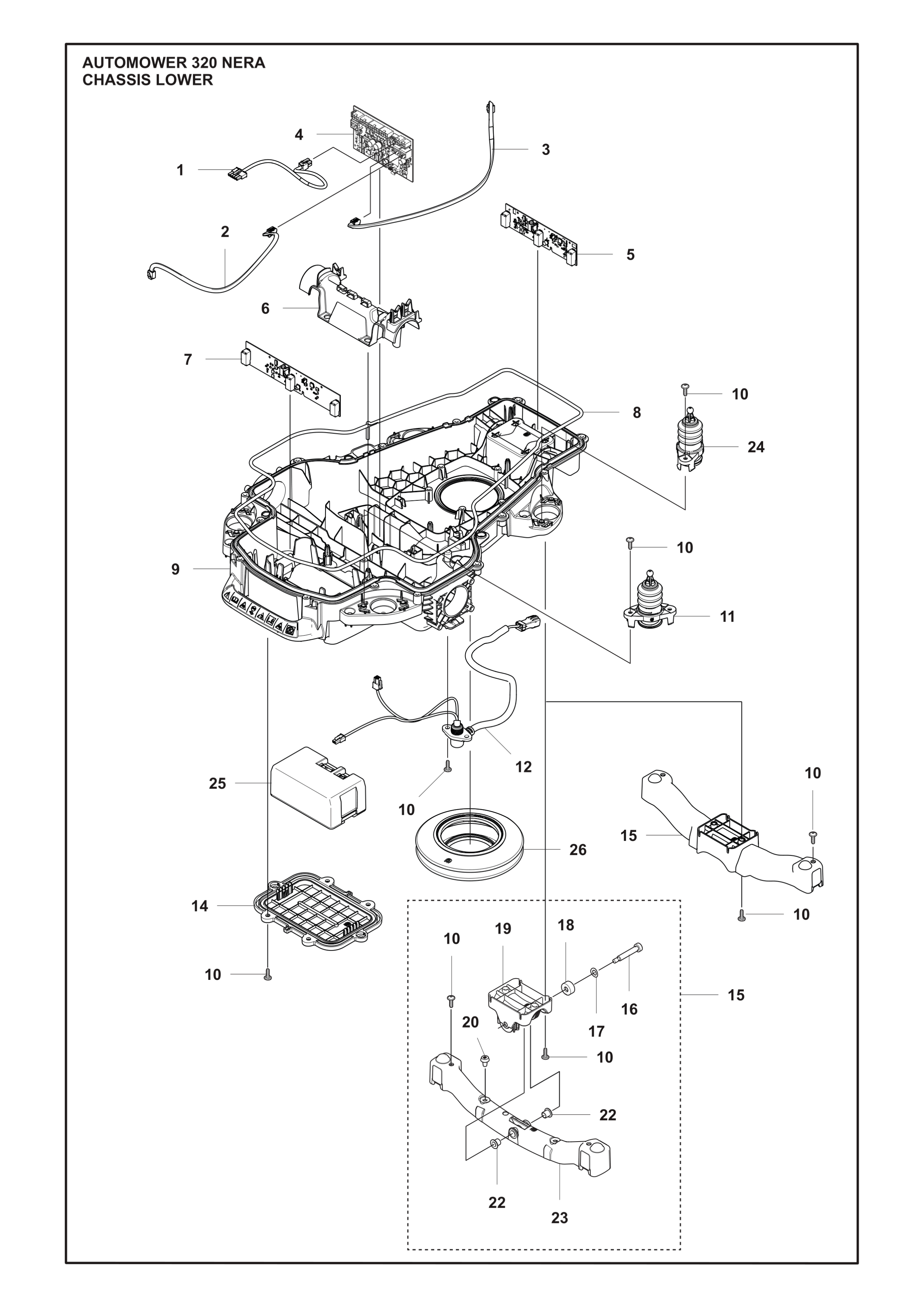 Unteres Chassis