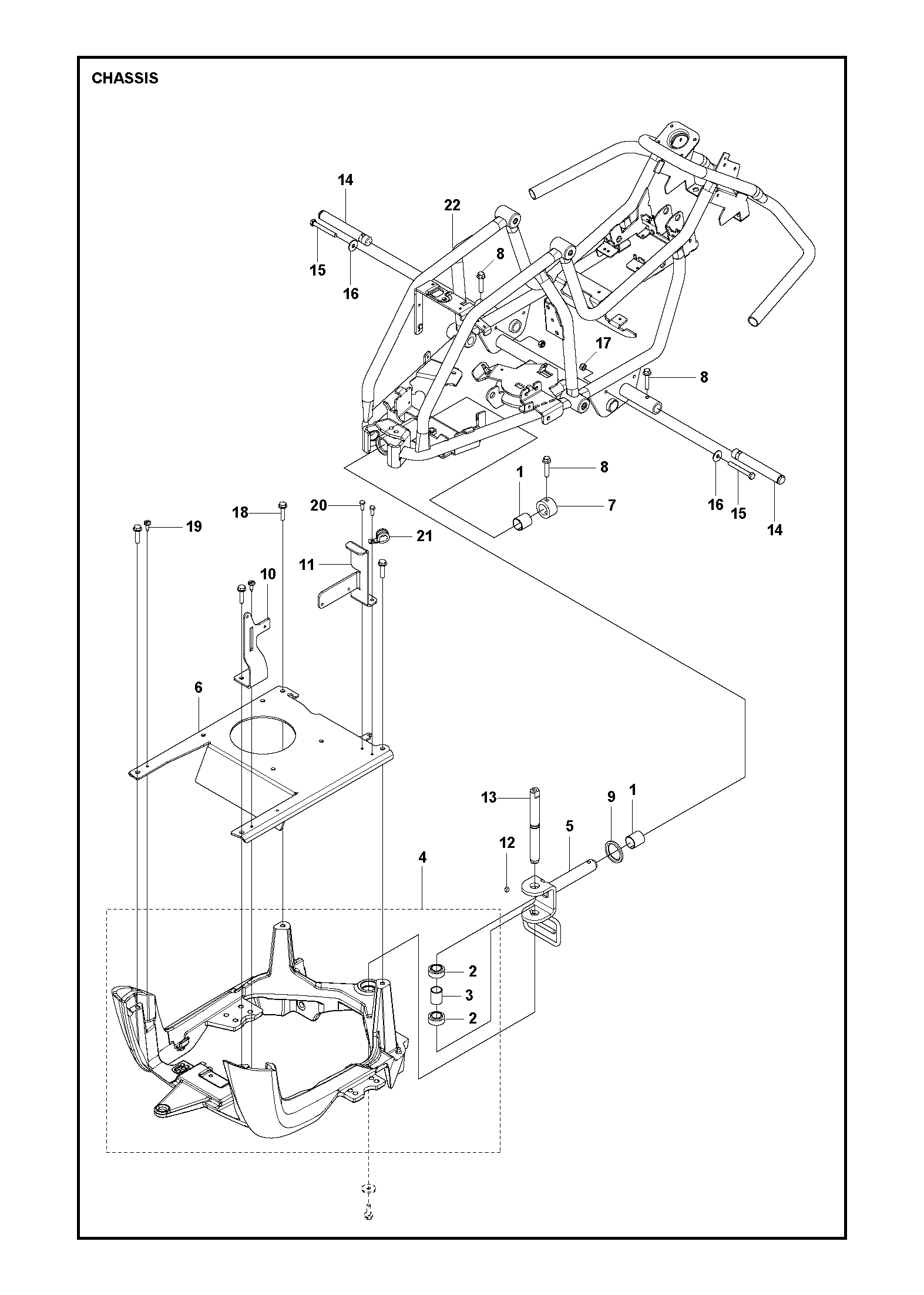 Chassis Hinten