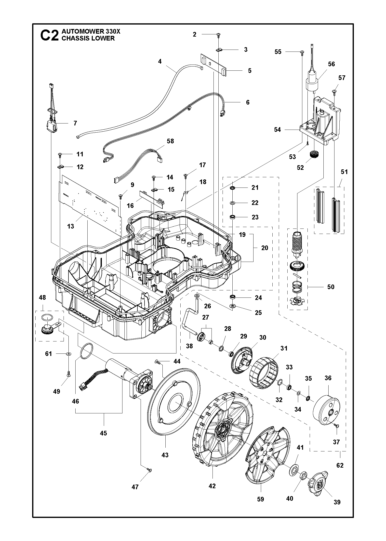 Unteres Chassis