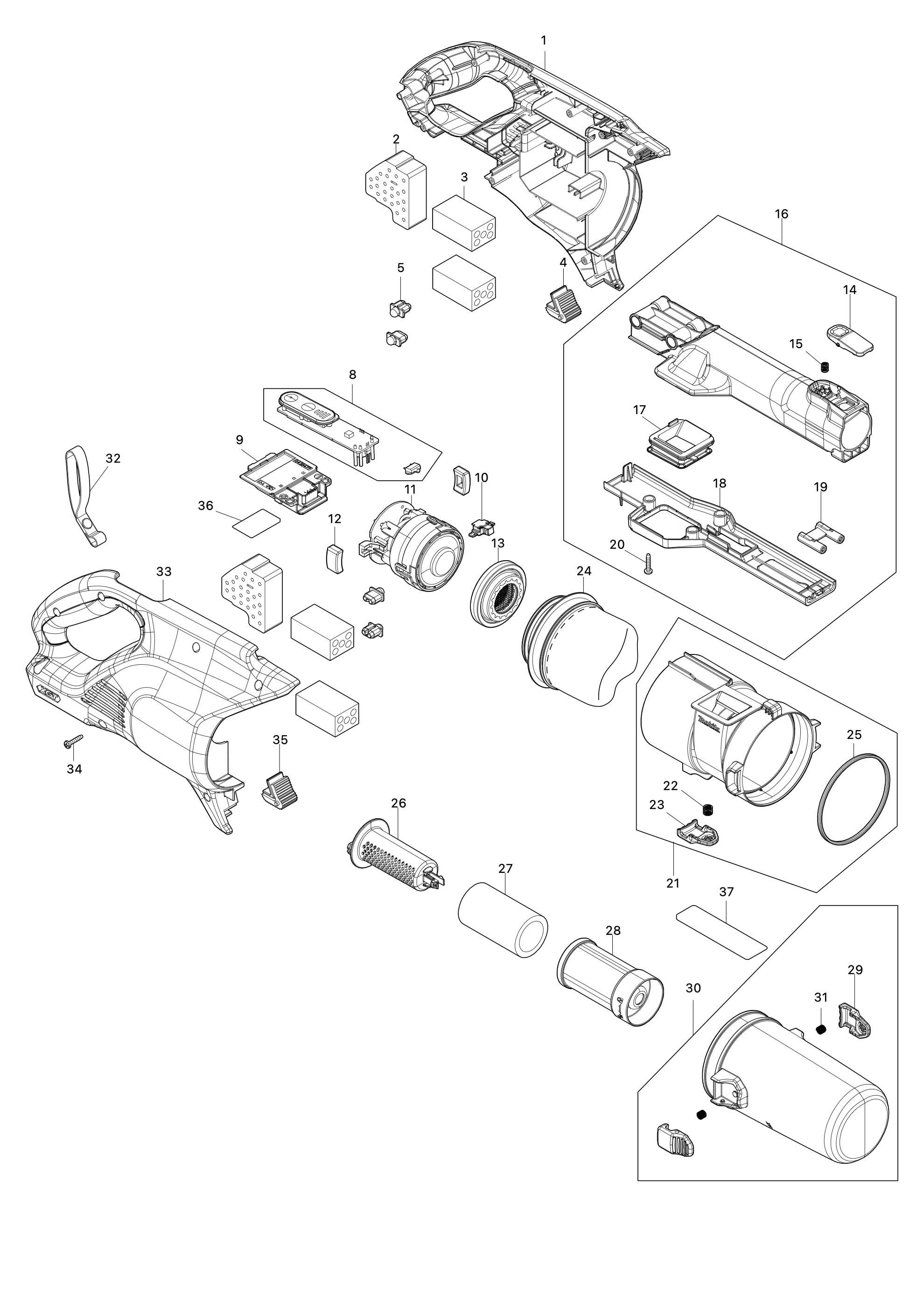 Akku-staubsauger Cl004g