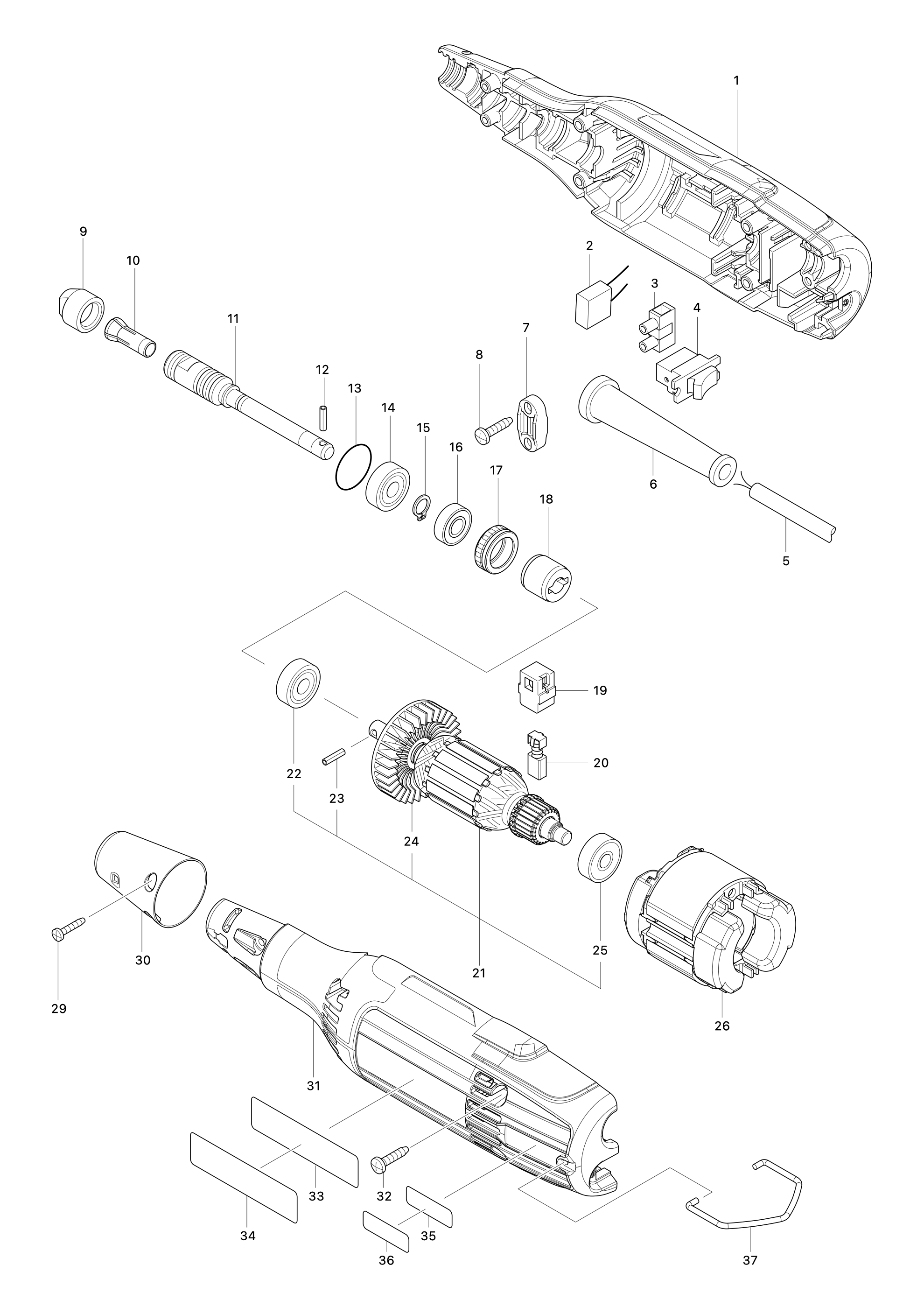Geradschleifer Gd0603