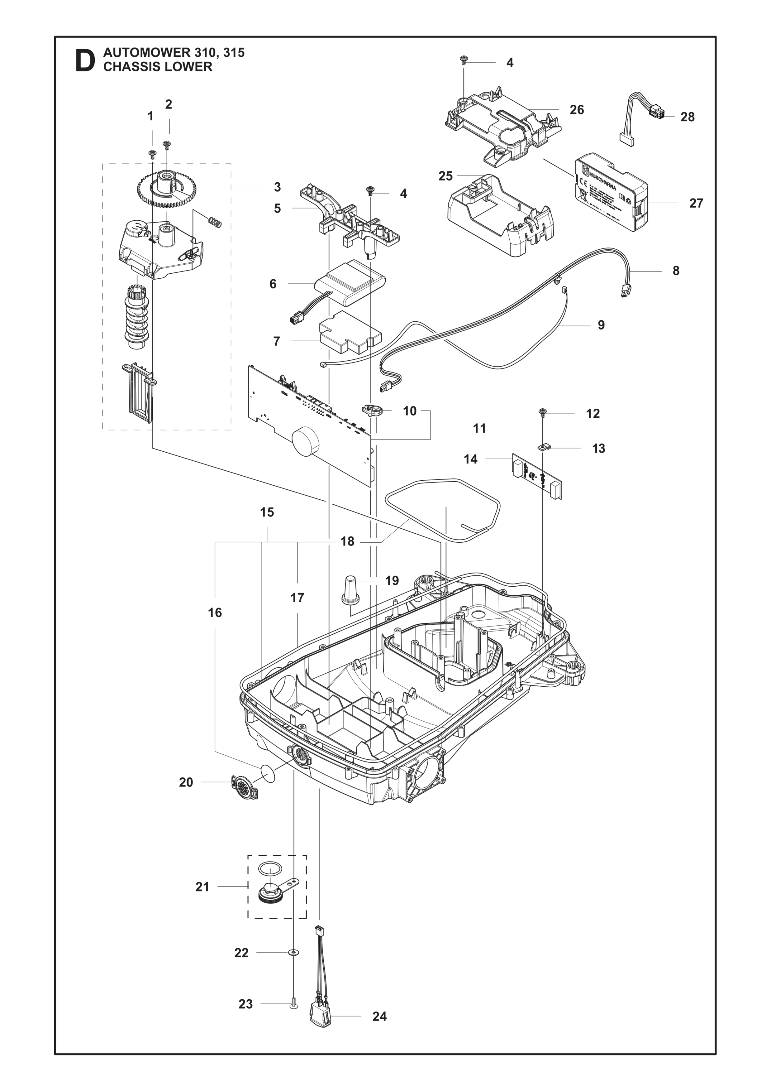 Unteres Chassis