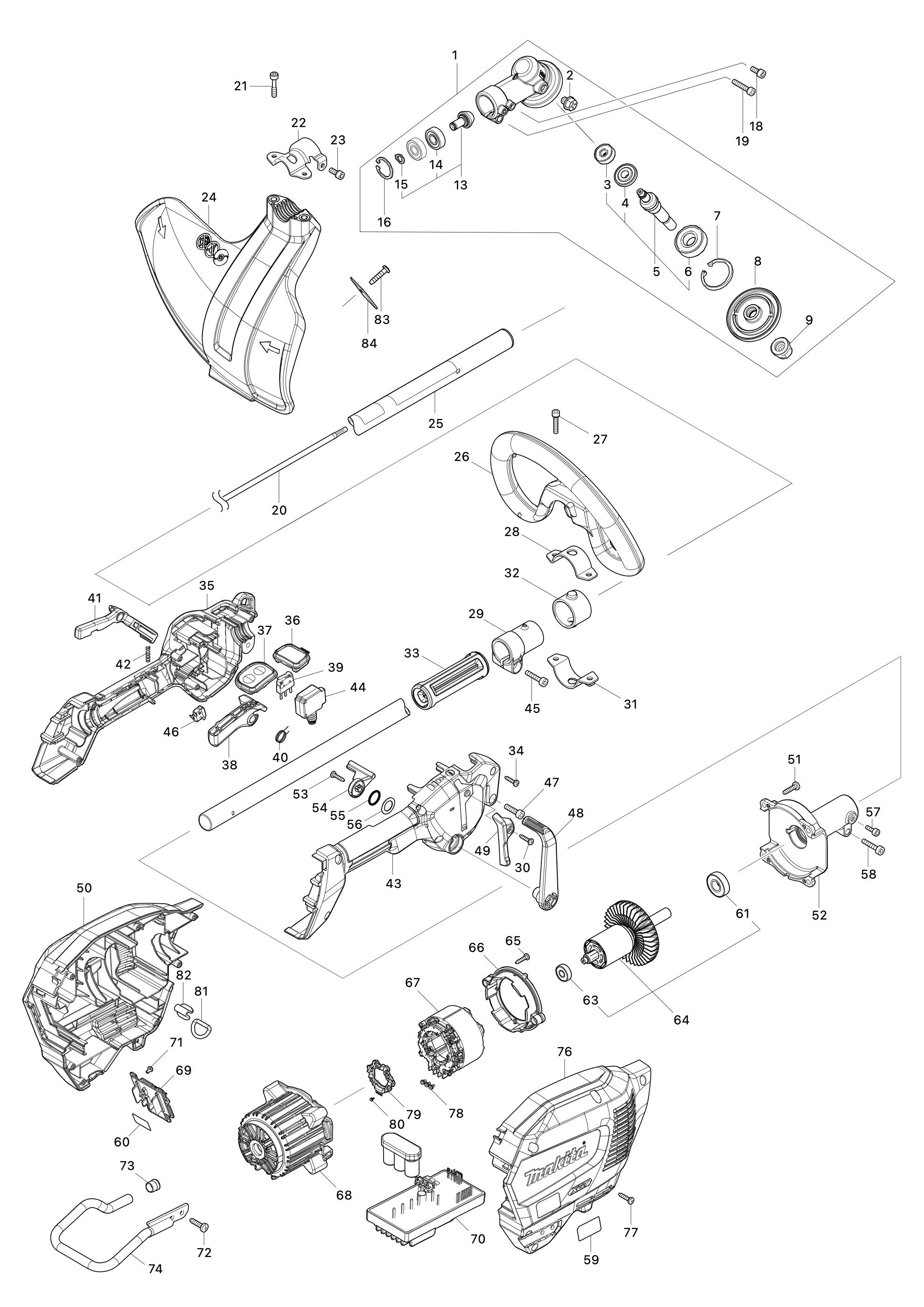 Akku-freischneider Ur014g