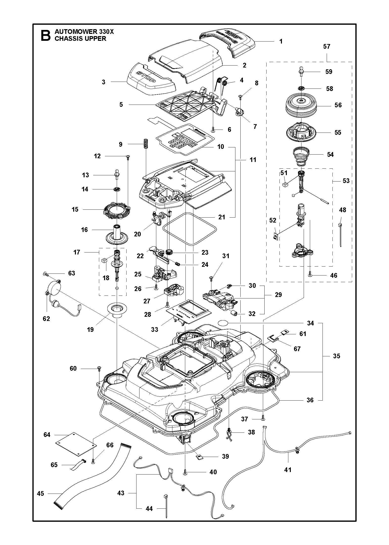 Oberes Chassis