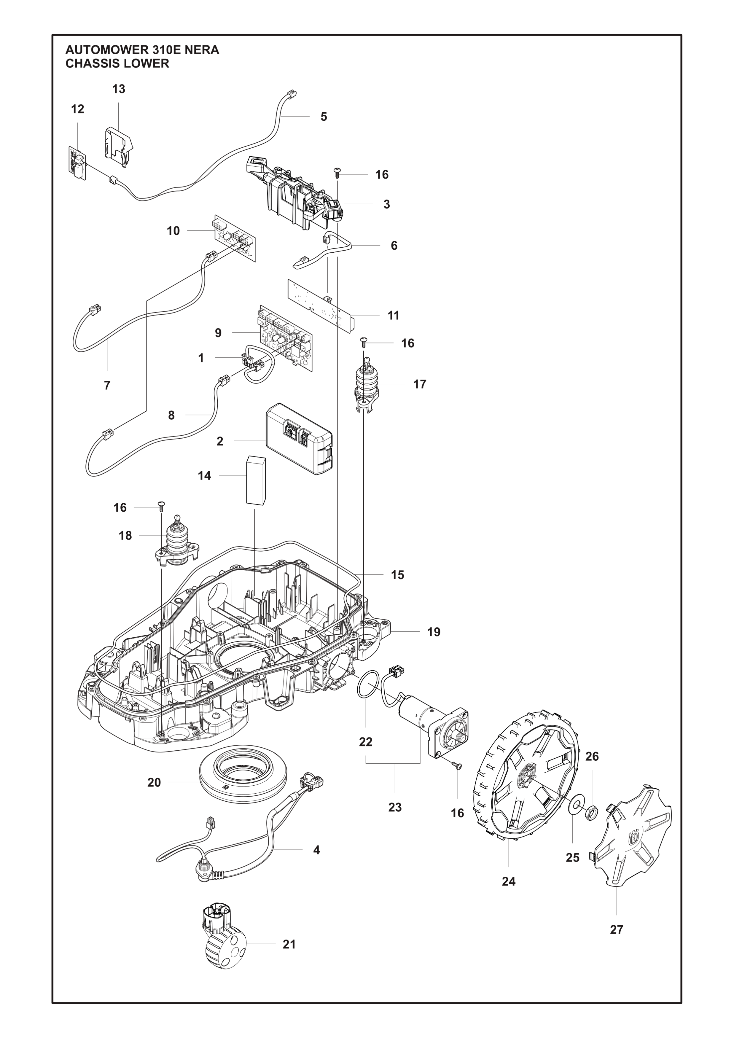 Unteres Chassis