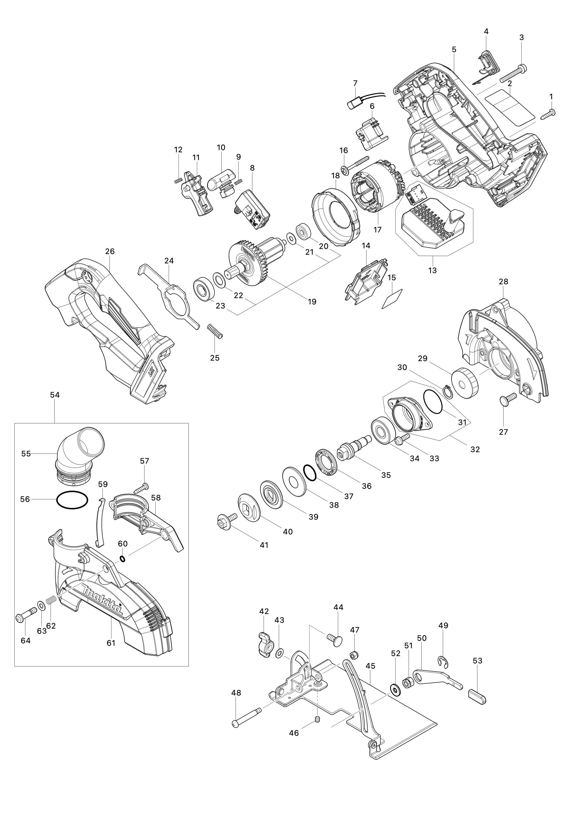 Akku-diamantschneider Dcc500