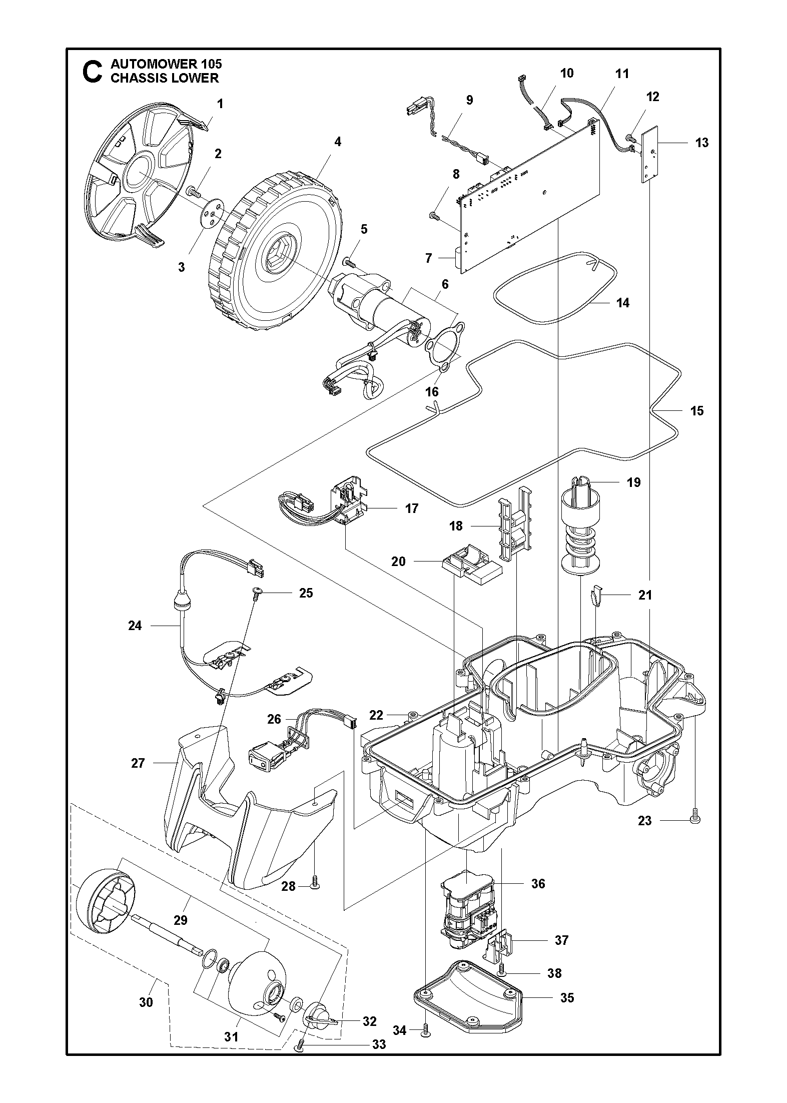 Unteres Chassis