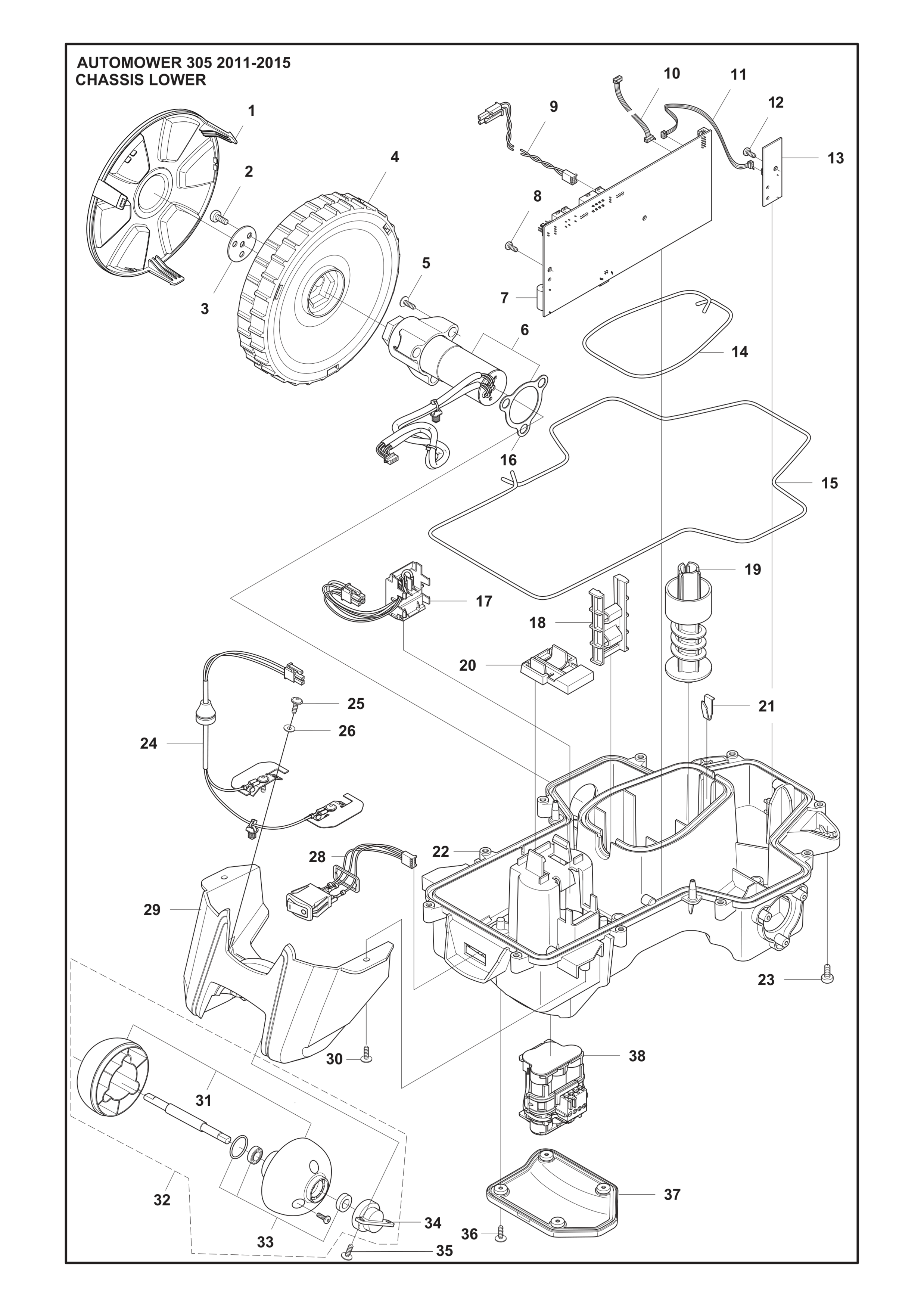 Unteres Chassis