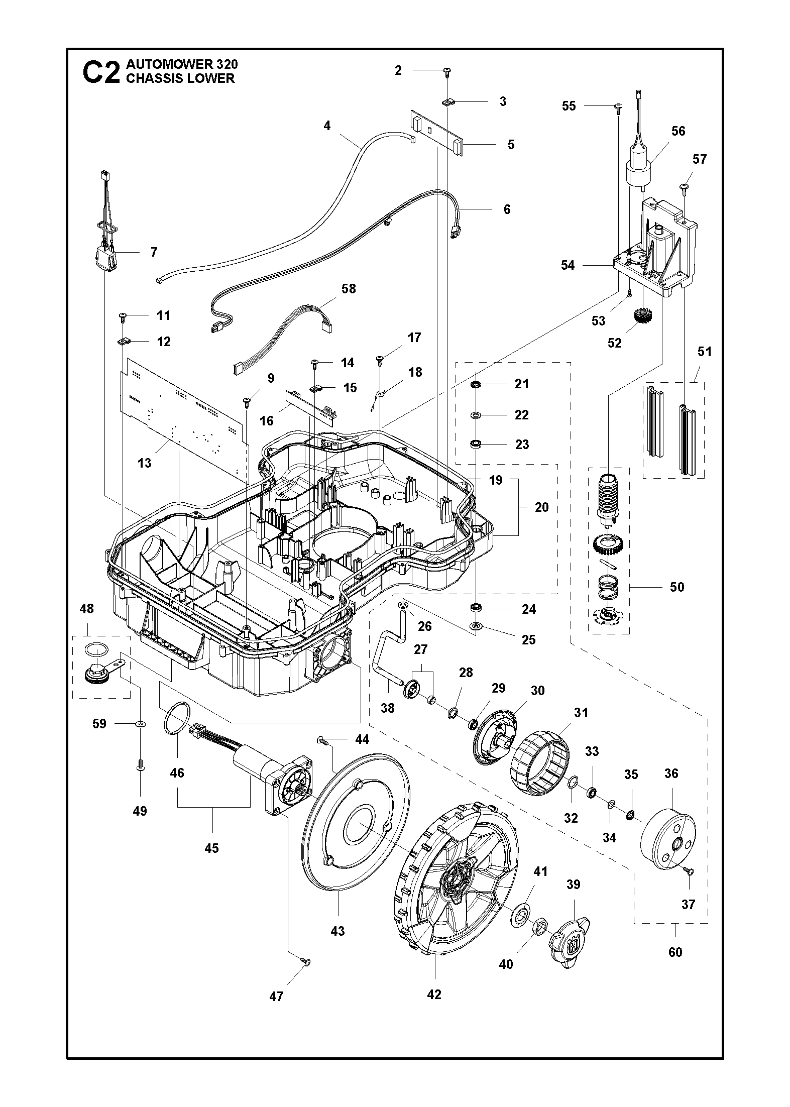 Unteres Chassis