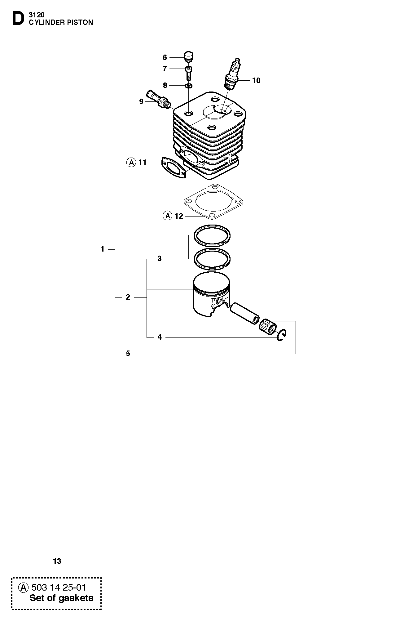 Zylinderkolben