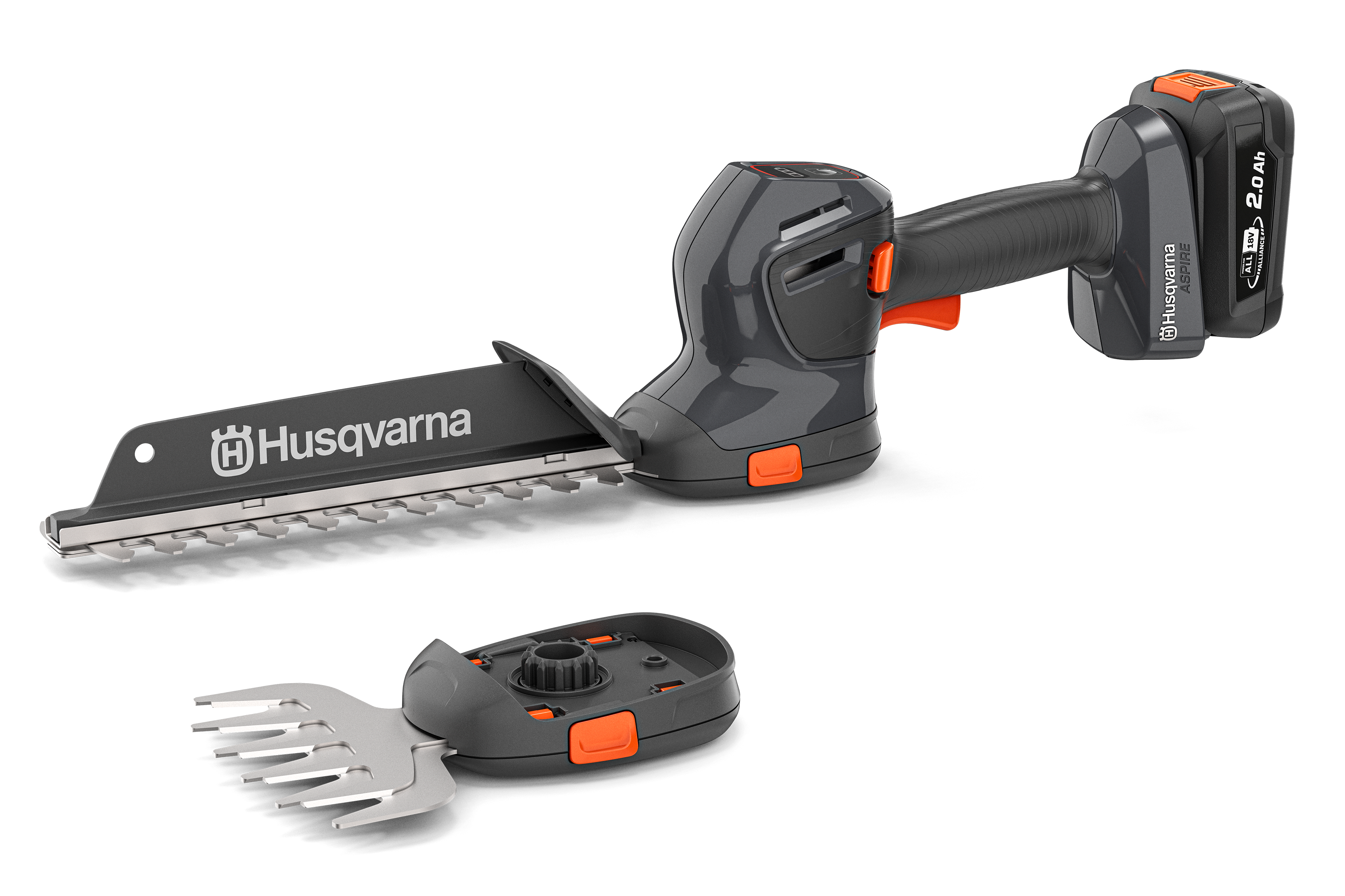 Husqvarna Aspire® Gras- und Strauchschere S20-P4A mit Akku und Ladegerät – Heckenschere – Ansicht 1