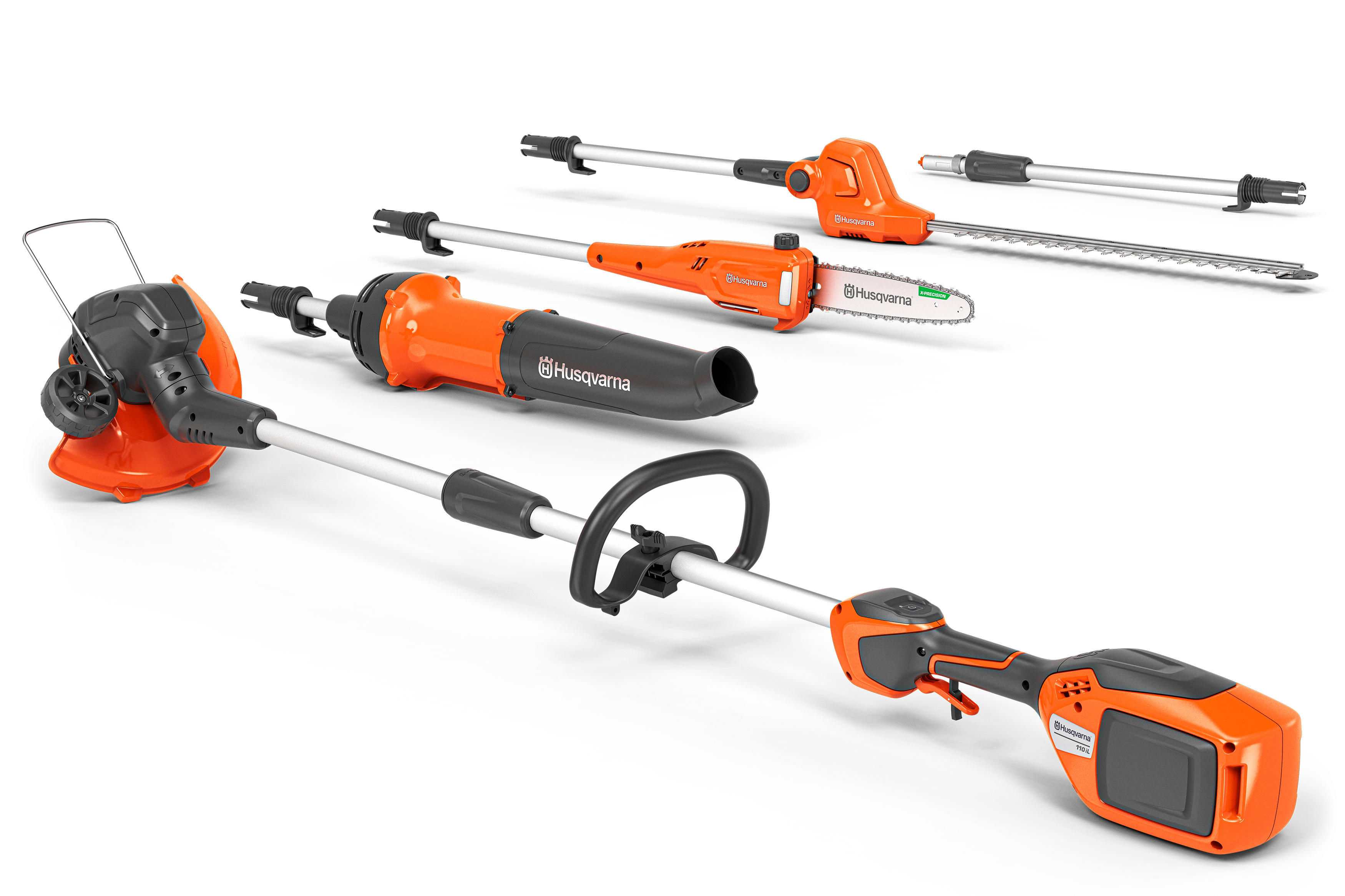 Husqvarna DE110 FLXi – Kombi-Anbaugerät – Ansicht 3