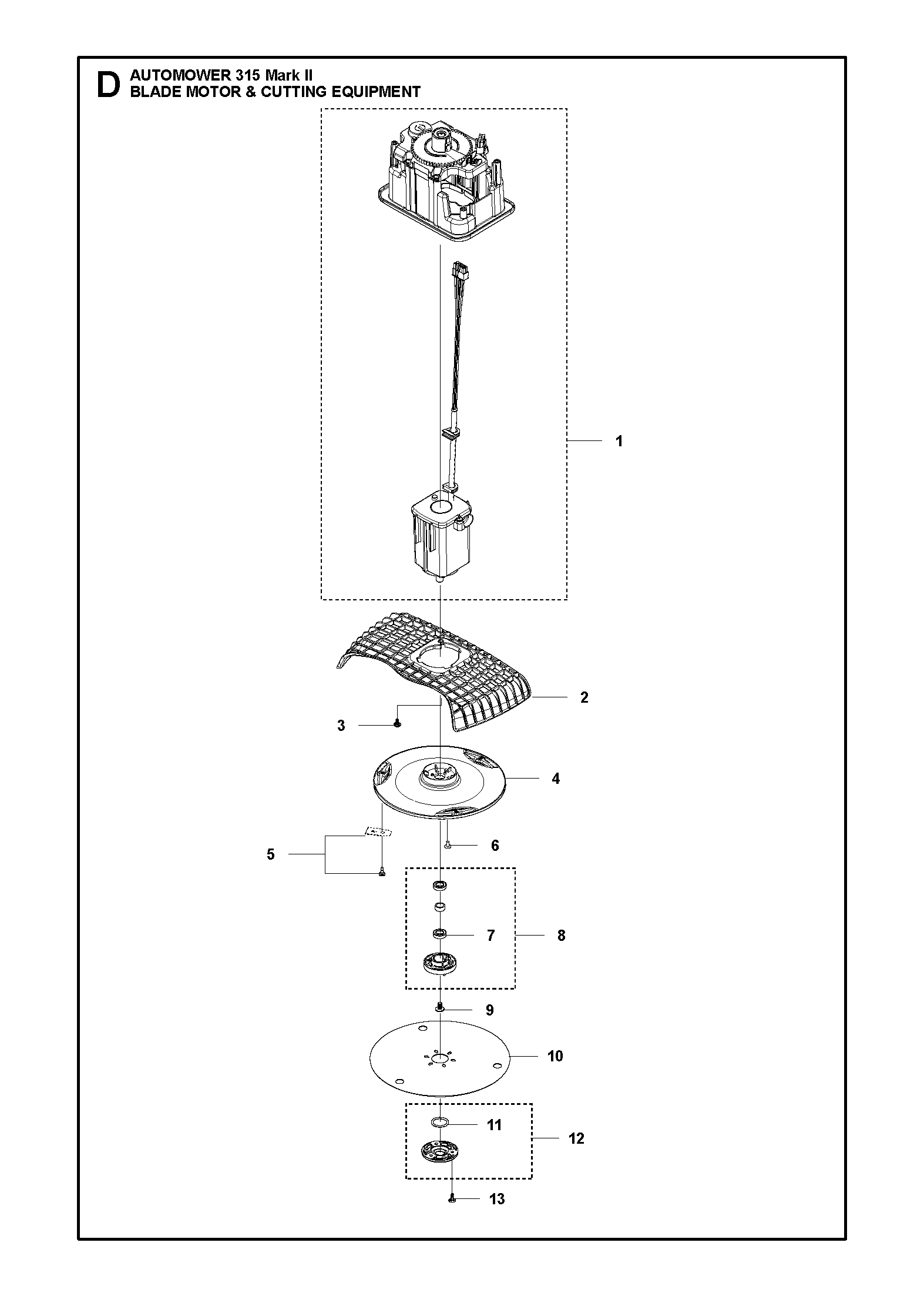 Schneidmotor und Schneidausrüstung