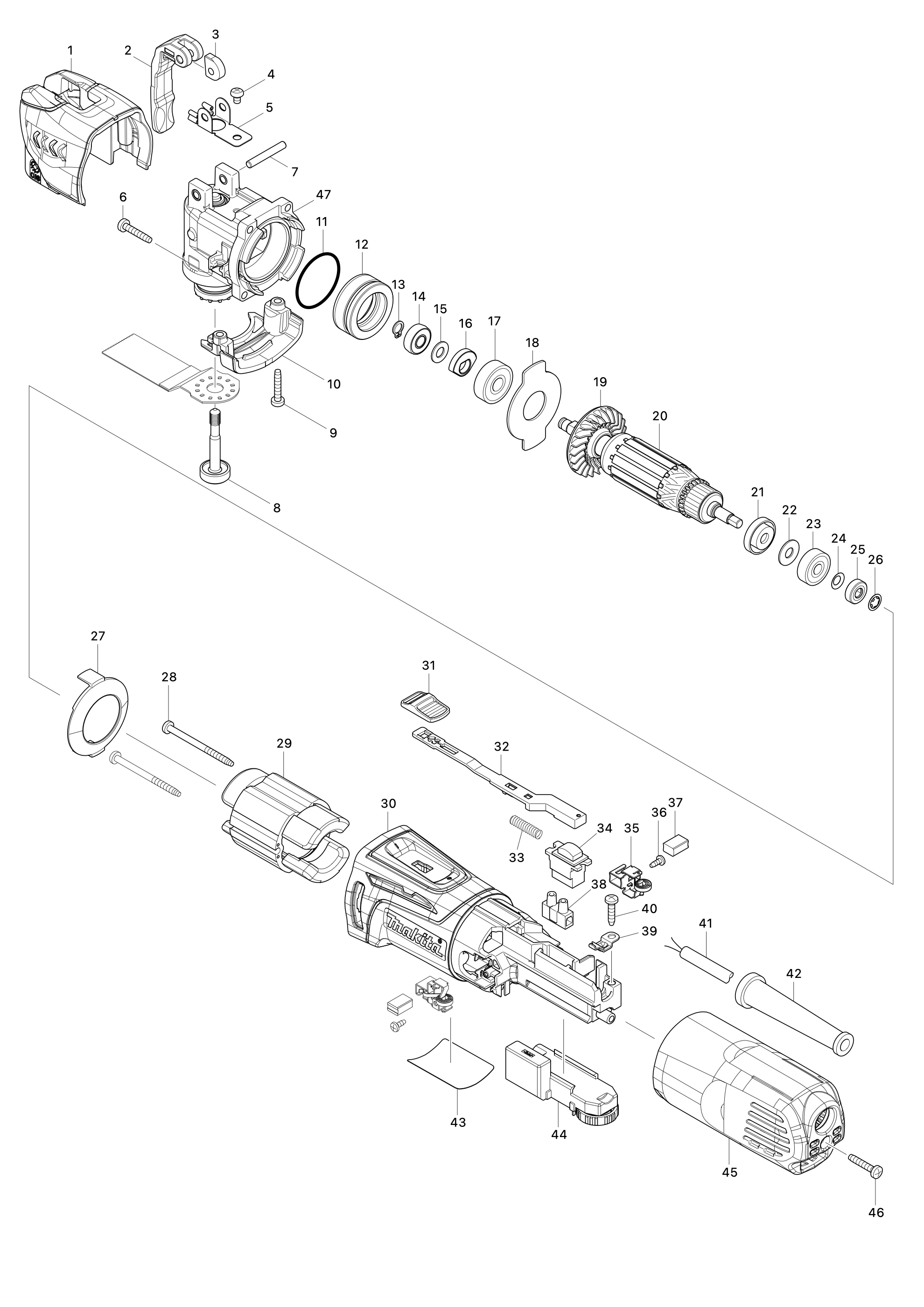 Multifunktionswerkzeug Tm3010c