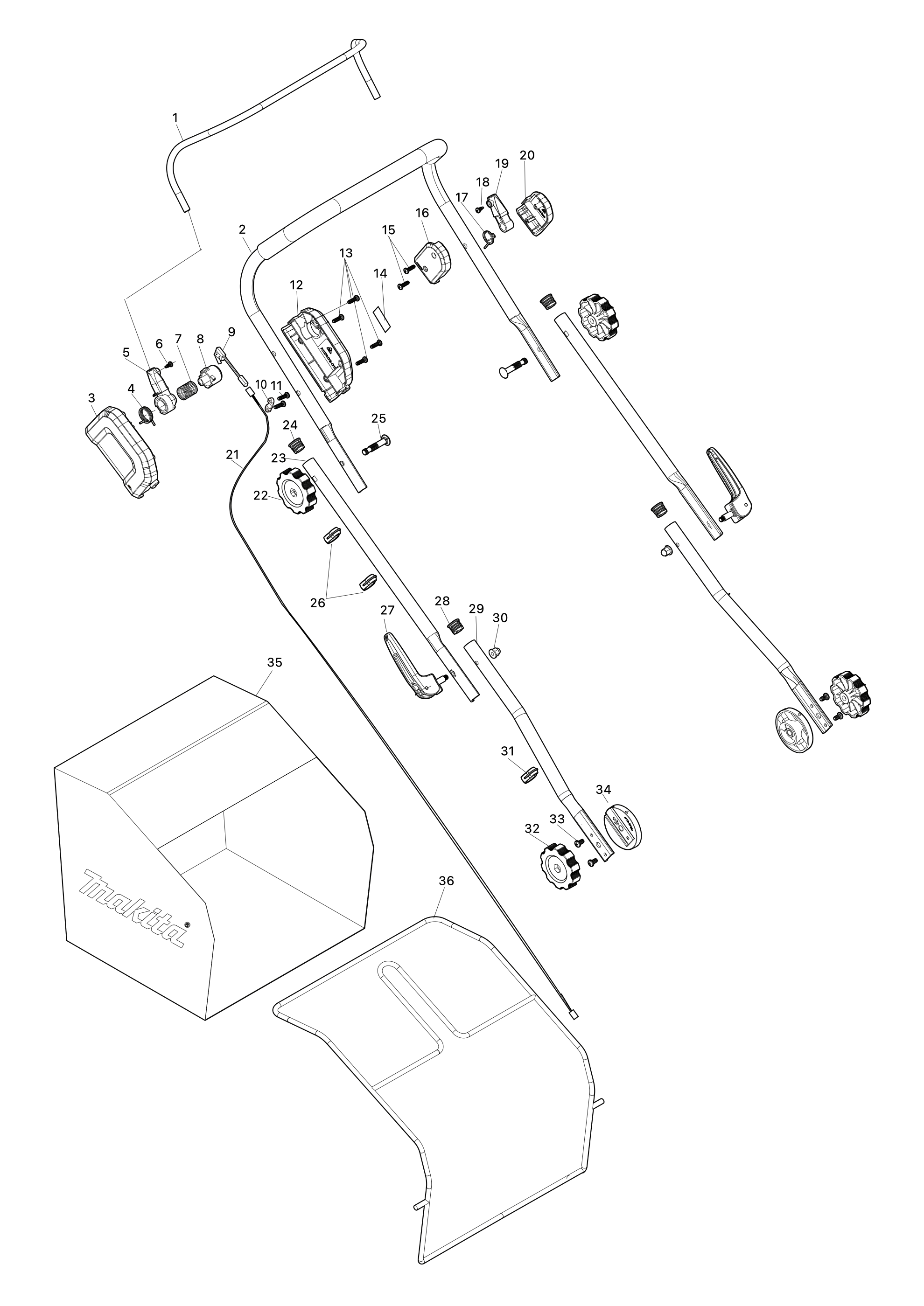 Akku-vertikutierer Duv320 – Seite 1