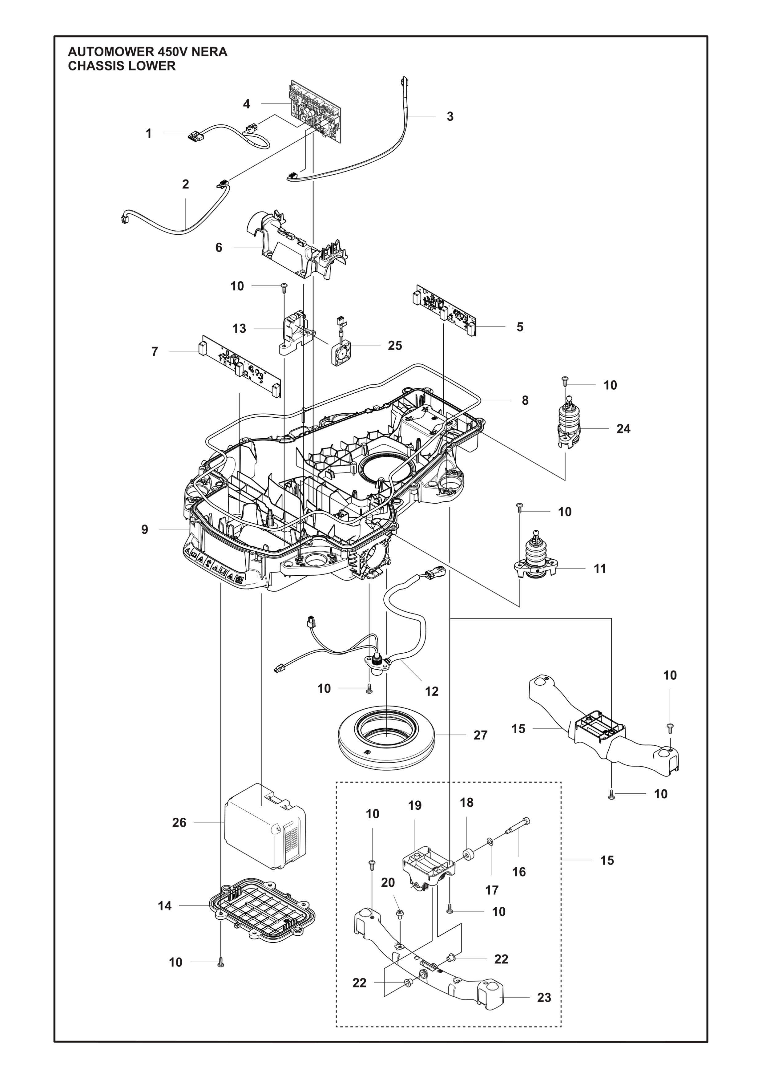 Unteres Chassis