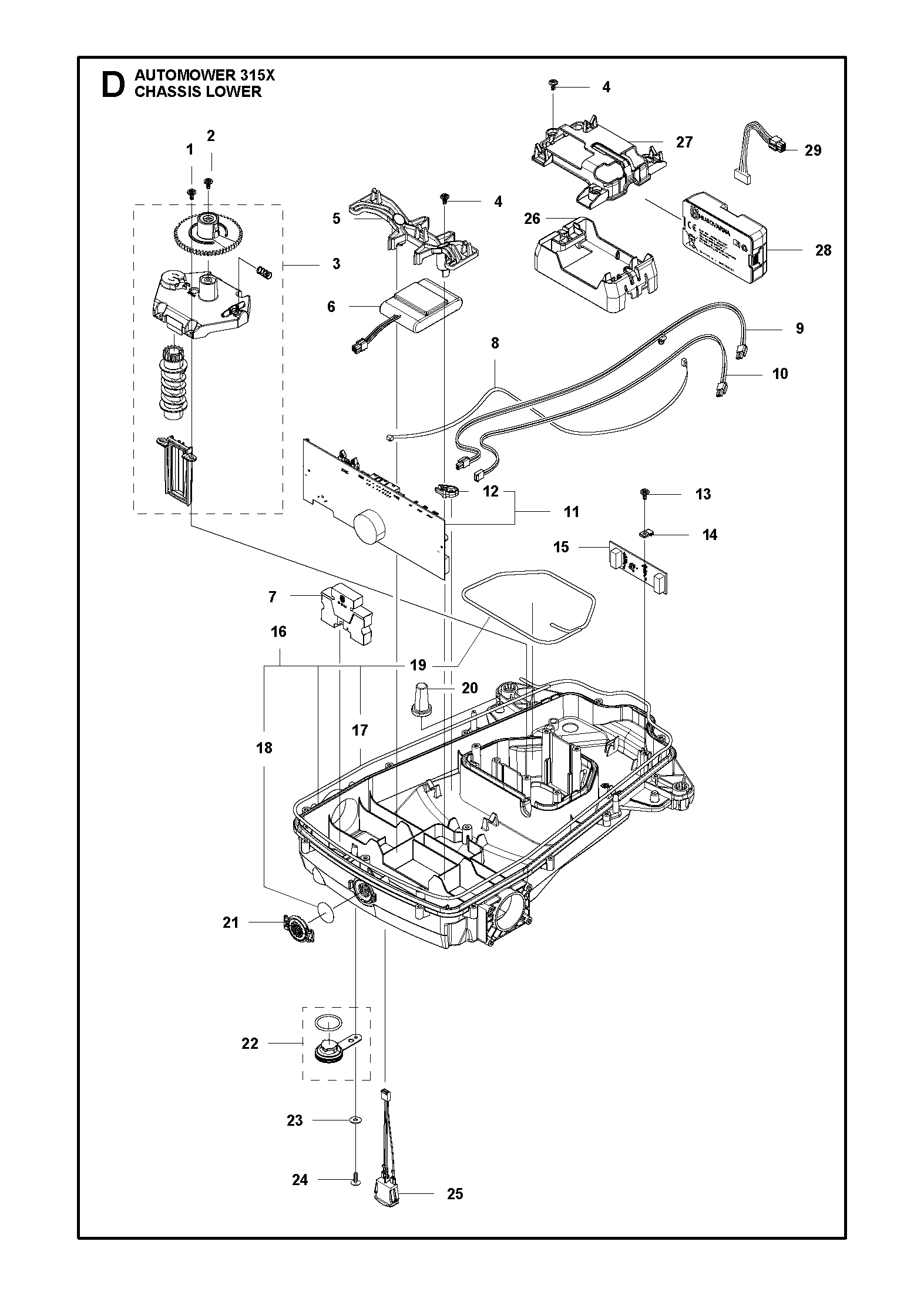 Unteres Chassis
