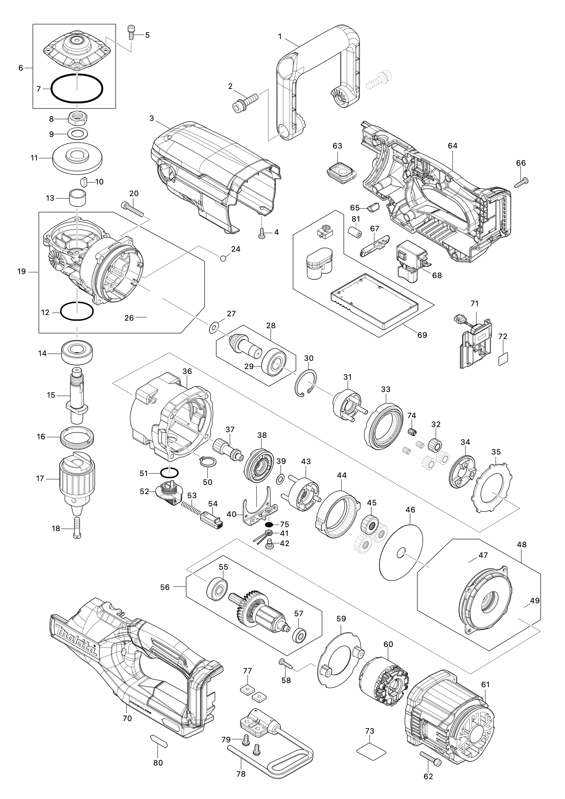Akku-winkelbohrmaschine Da001g
