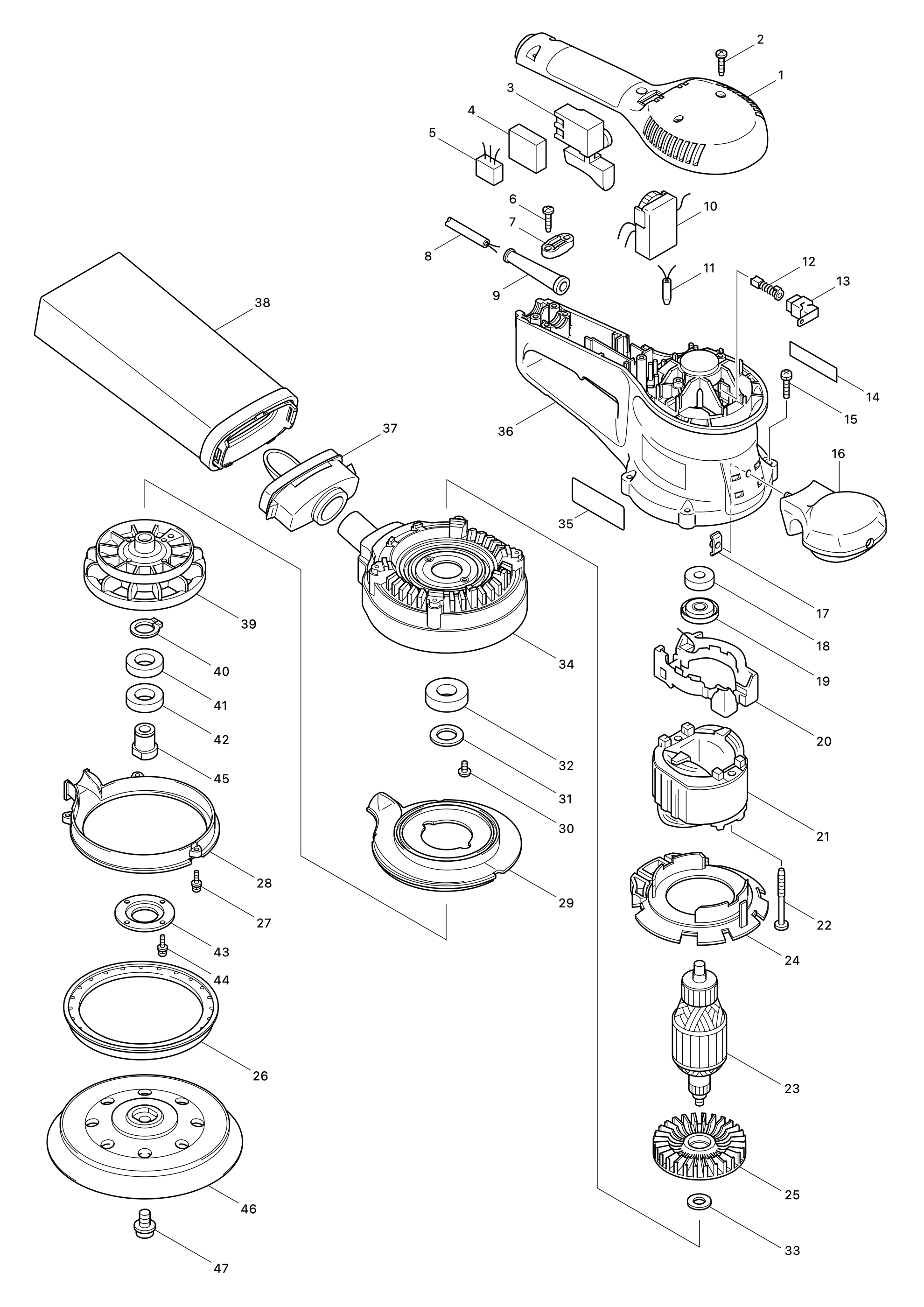 Exzenterschleifer Bo6030