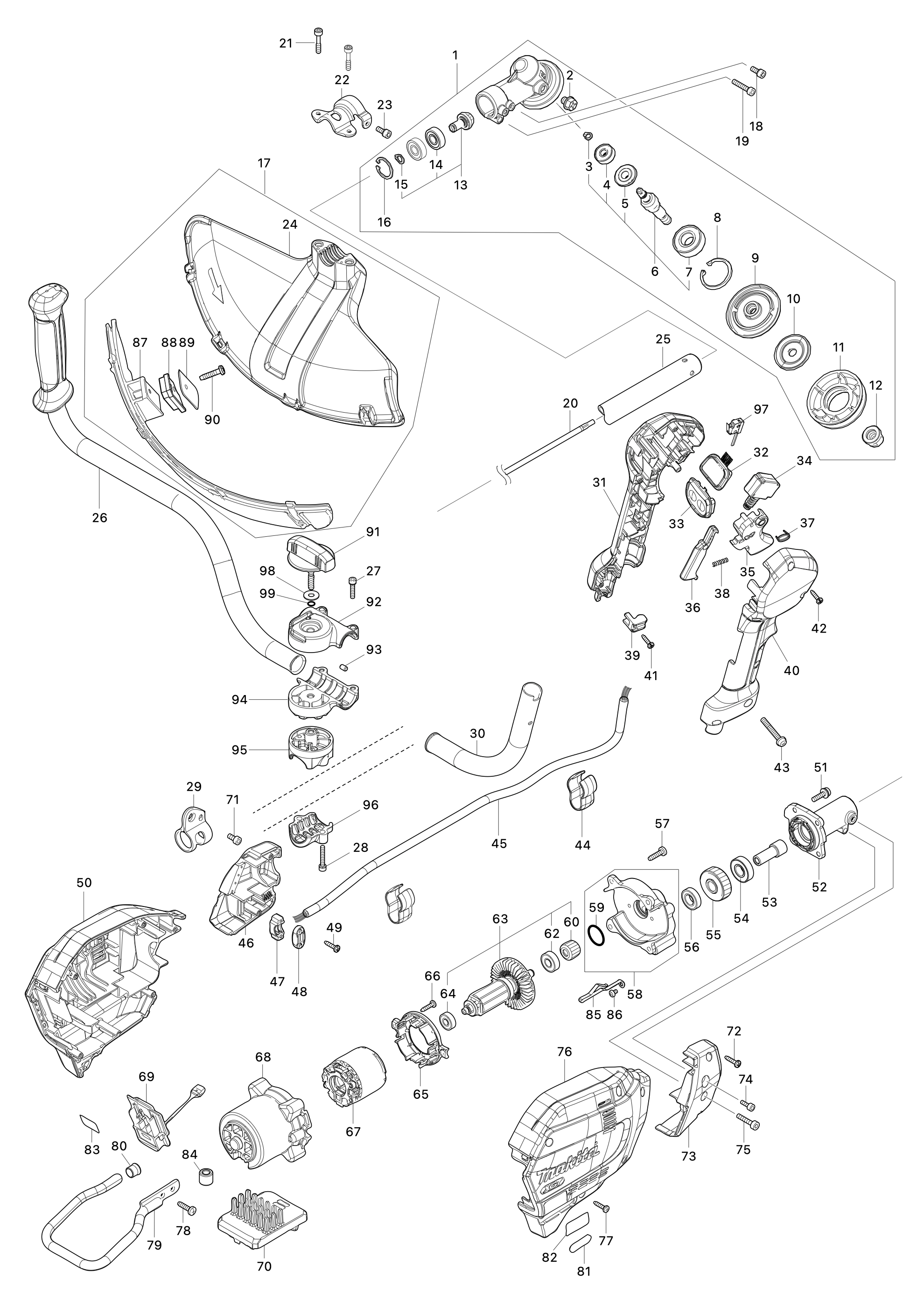Akku-freischneider Ur006g