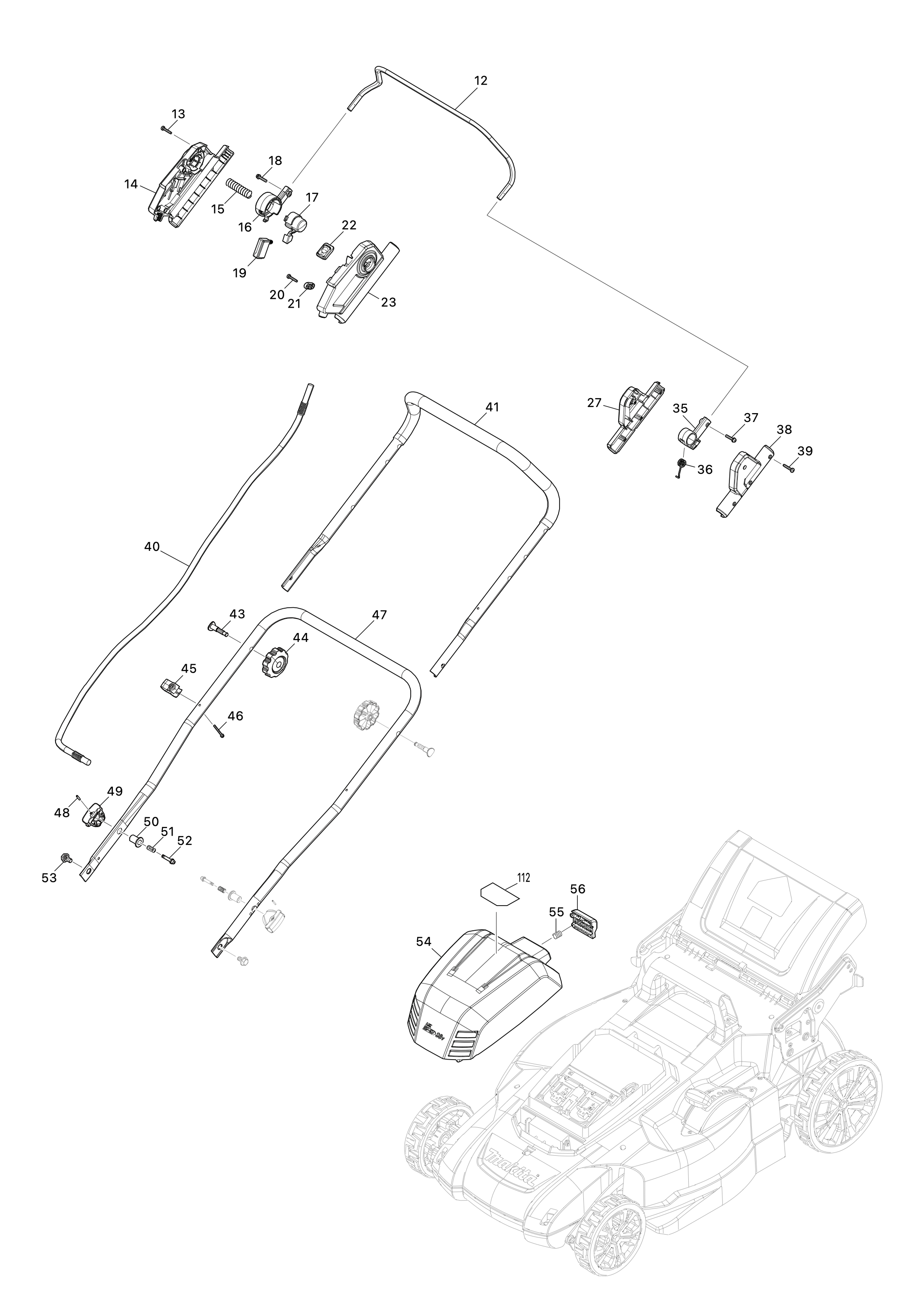 Akku-rasenmäher Dlm480 – Seite 1
