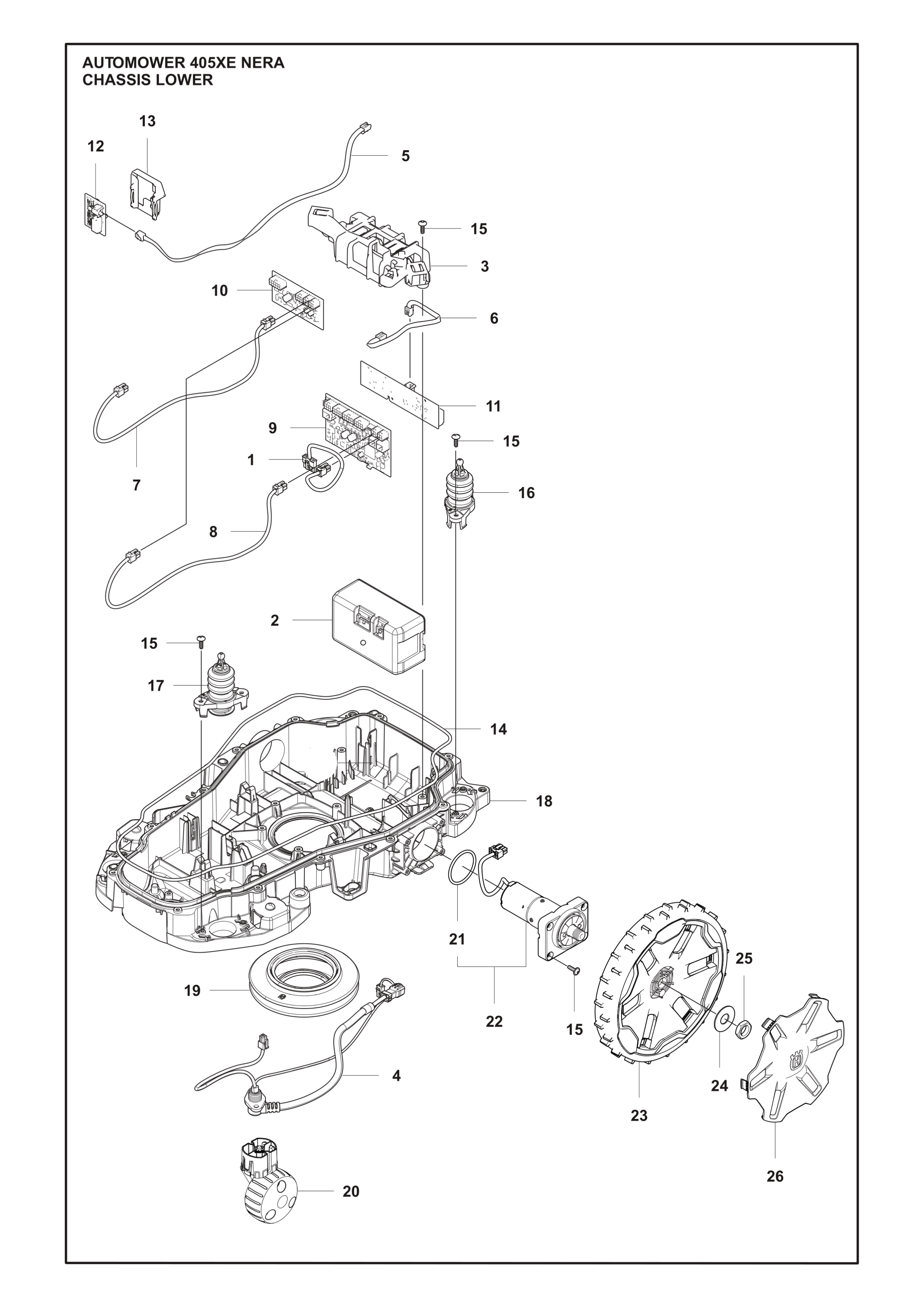 Unteres Chassis