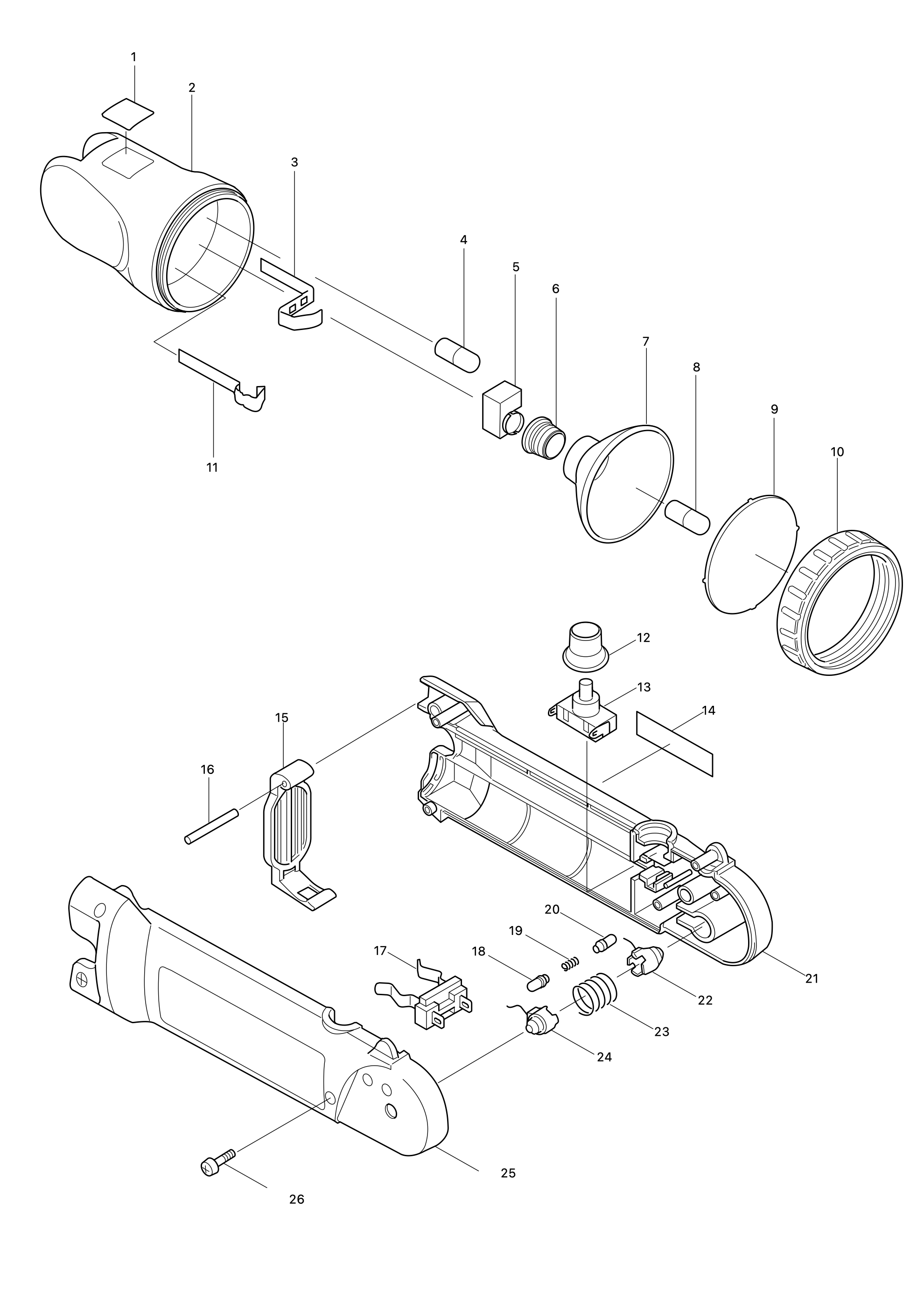 Akku-lampe Ml702