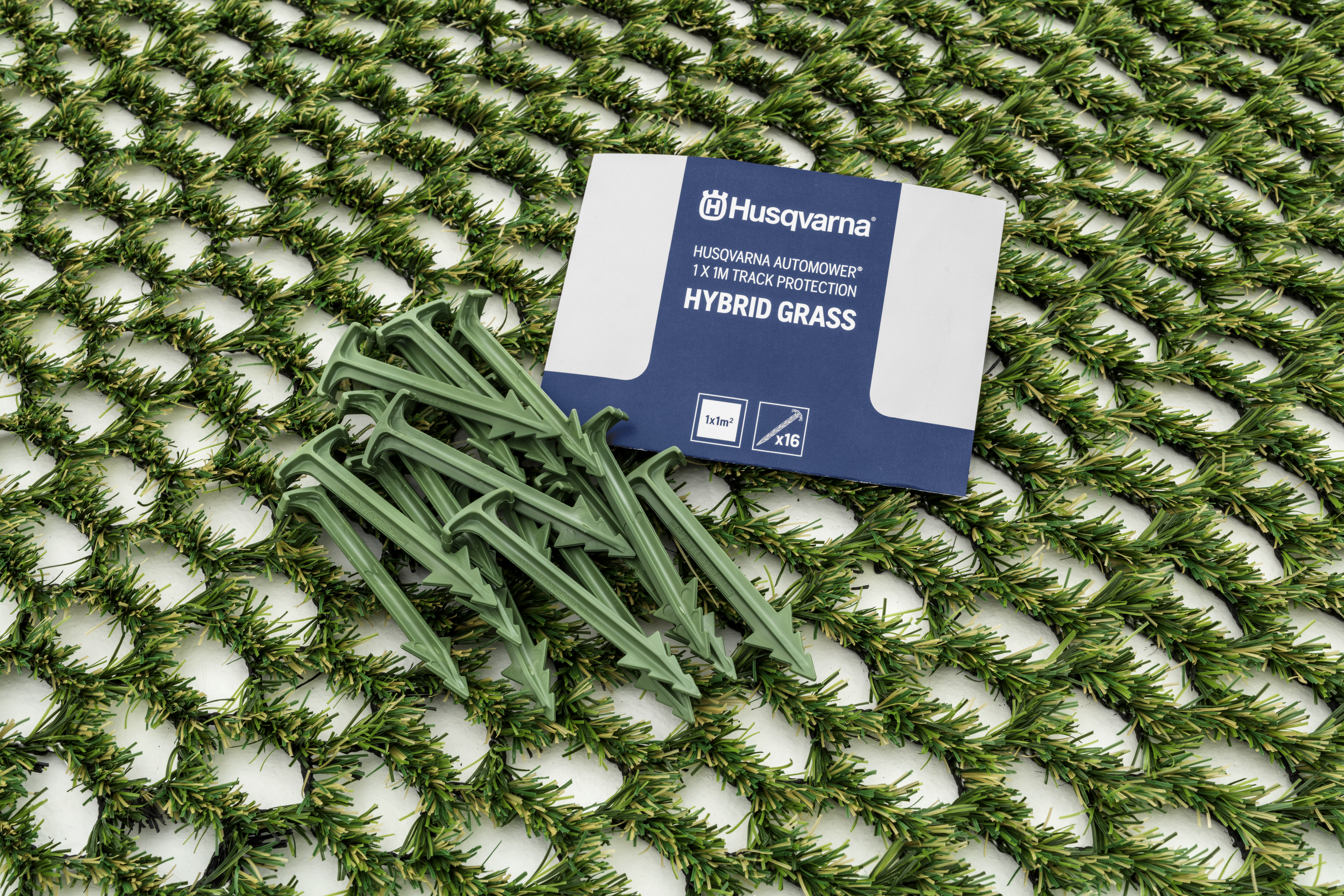 Husqvarna Automower® Hybrid-Gras-Kit – Installation des Mähroboters – Ansicht 1