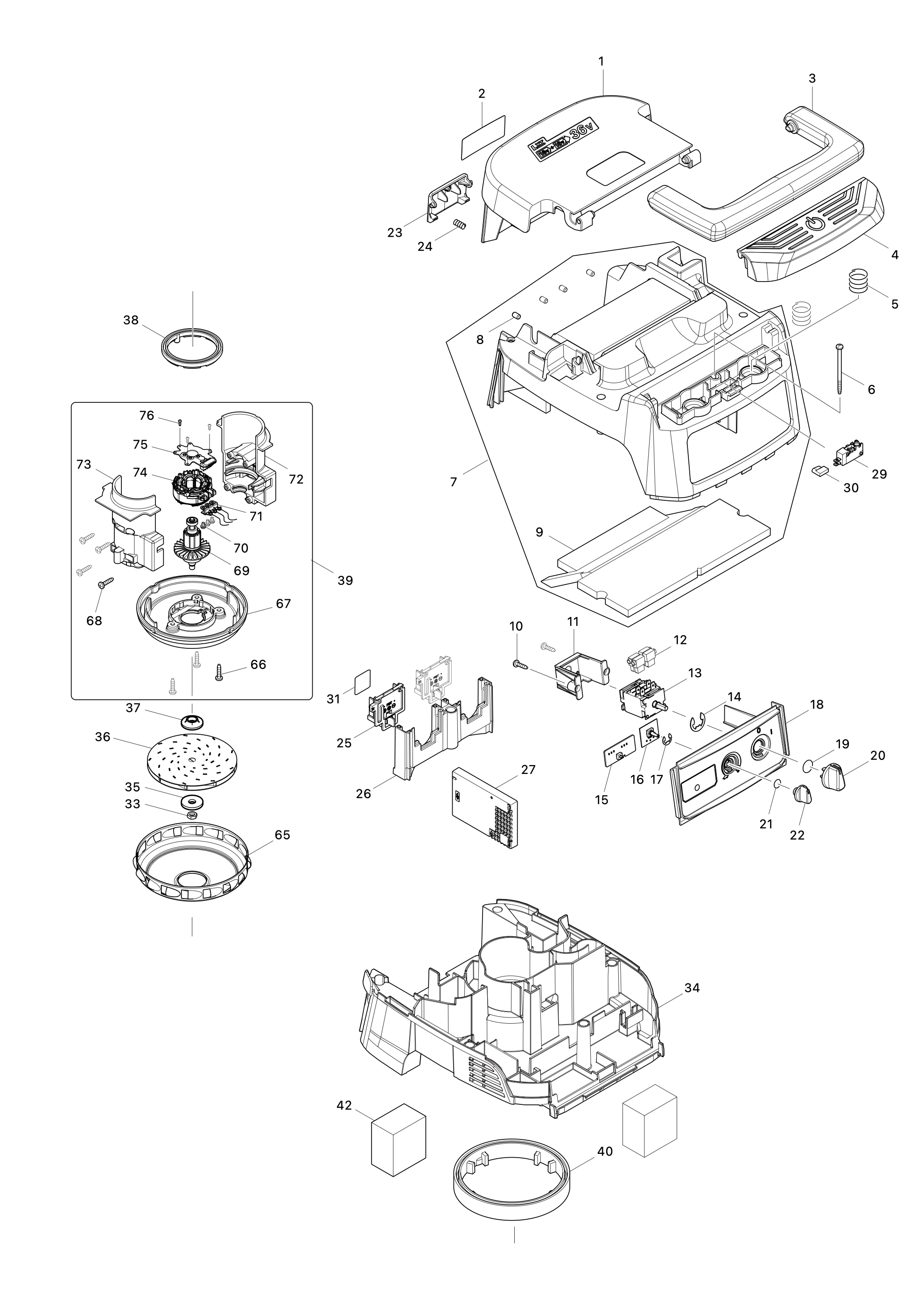 Akku-staubsauger Dvc155l – Seite 1
