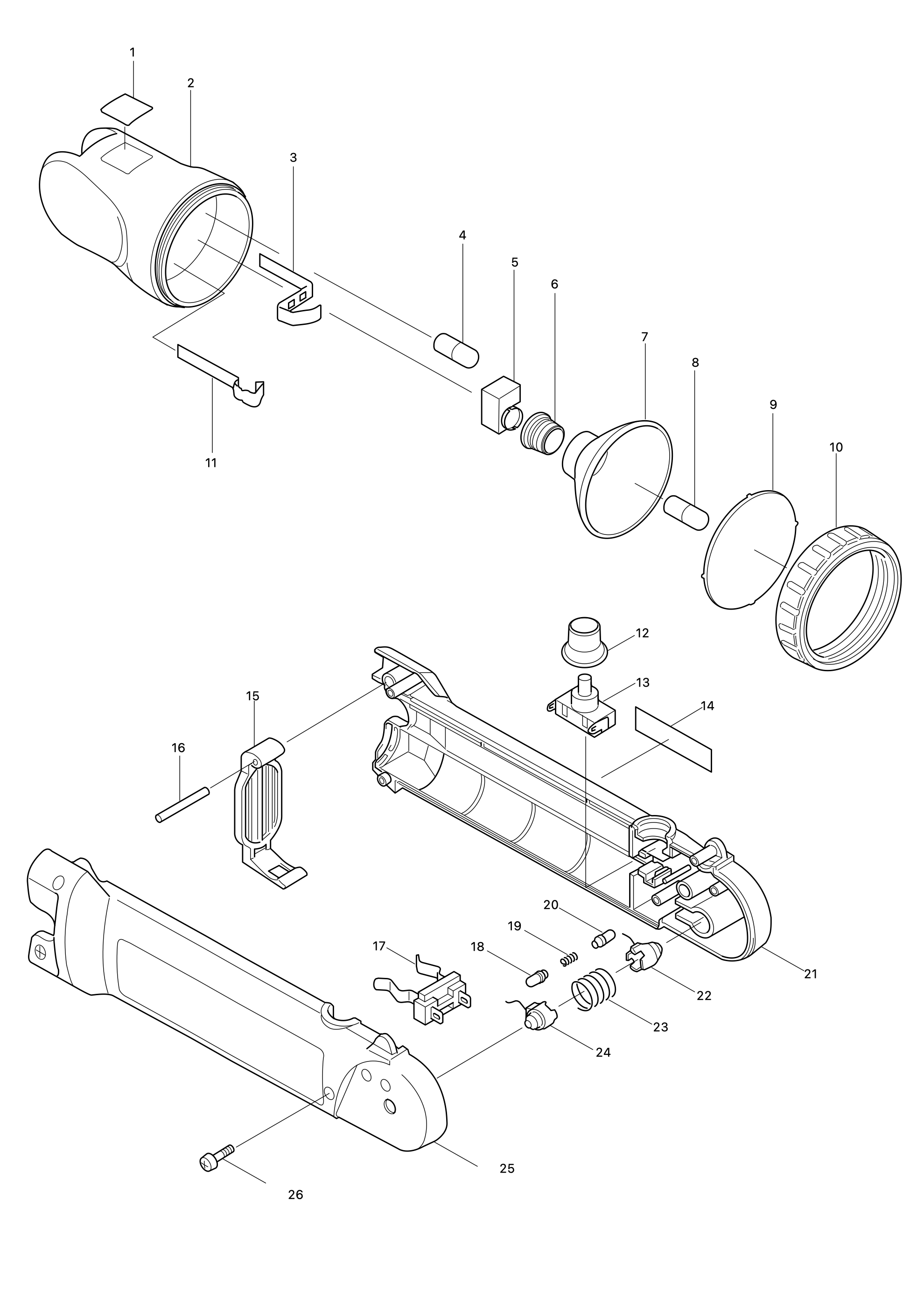 Akku-lampe Ml902