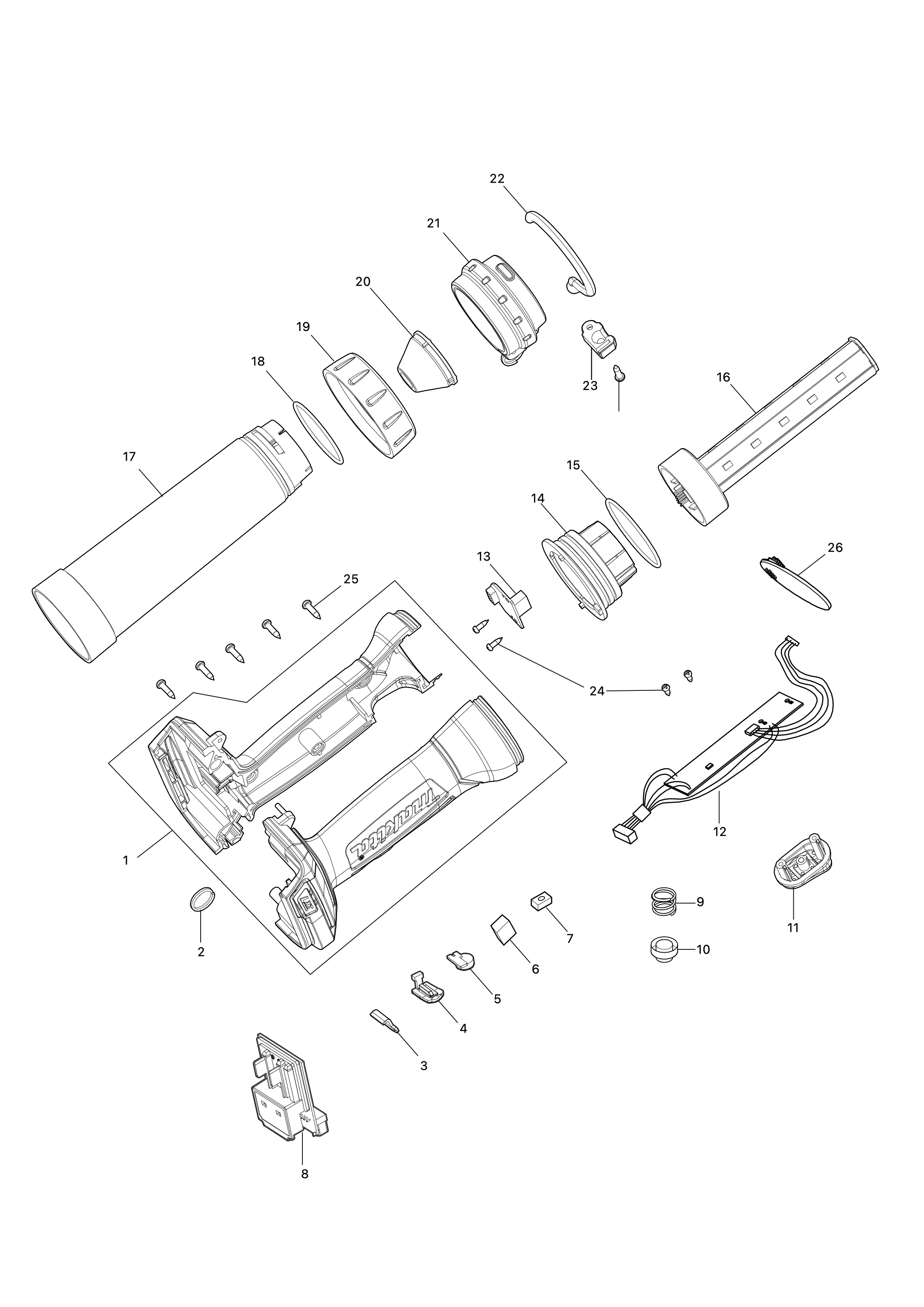 Led-akku-werkstattleuchte Ml104
