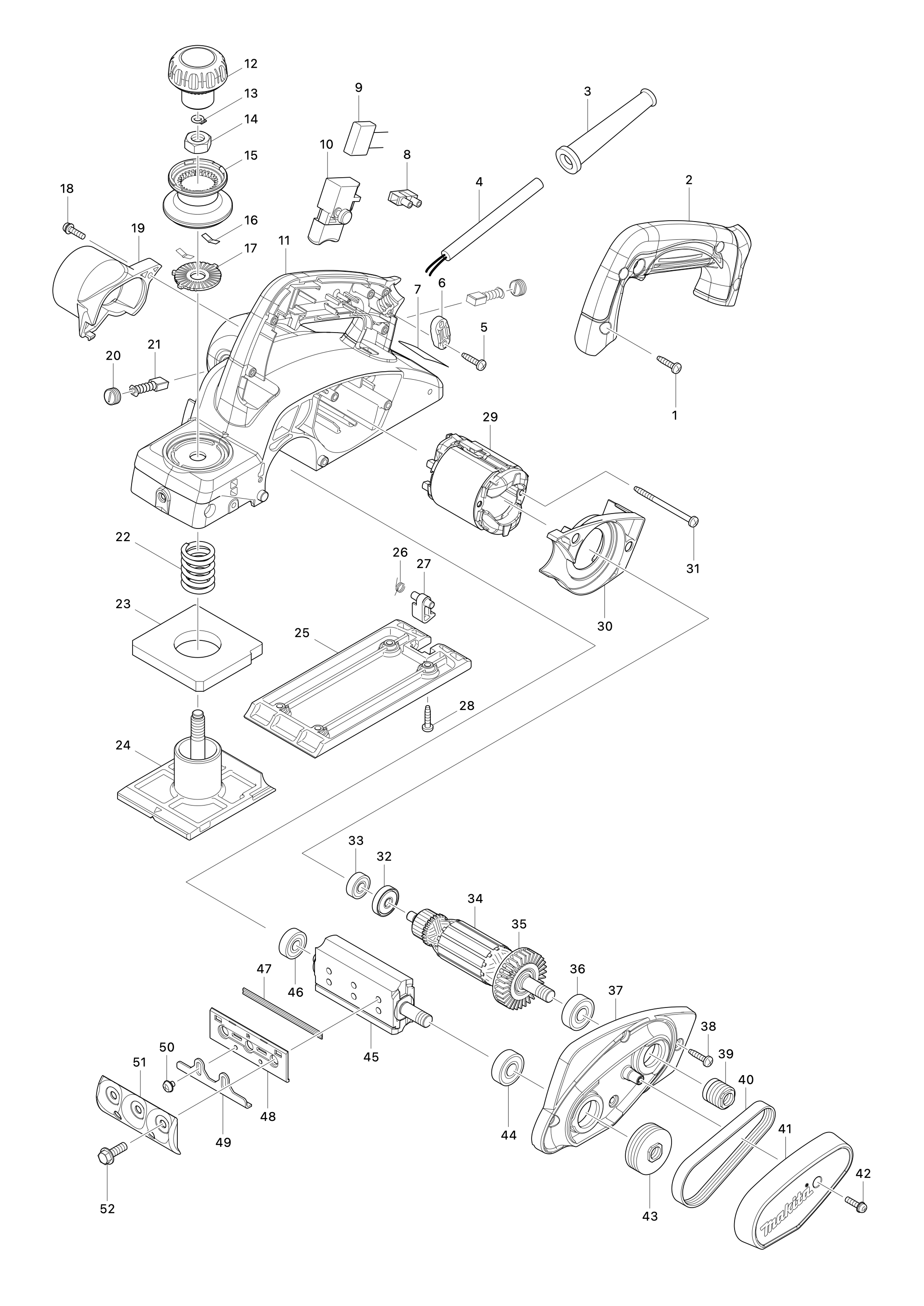 Falzhobel Kp0800