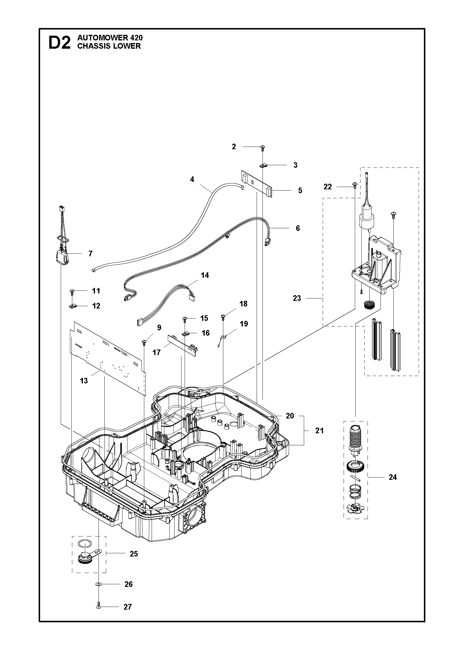 Unteres Chassis