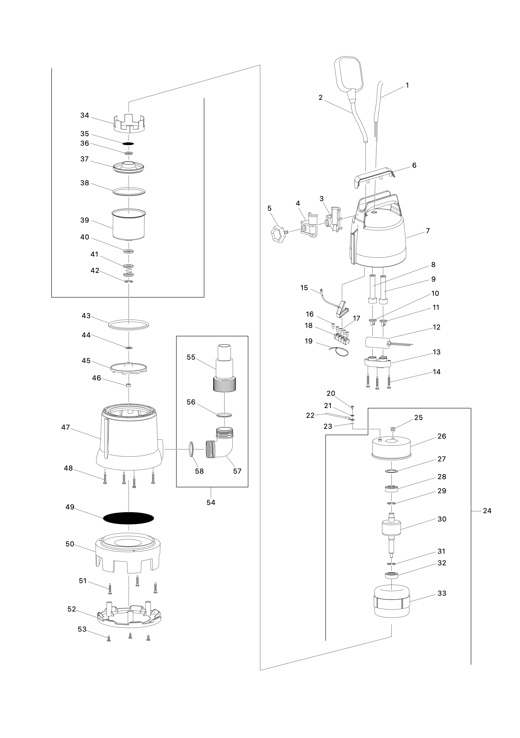 Elektro-tauchpumpe Pf1010