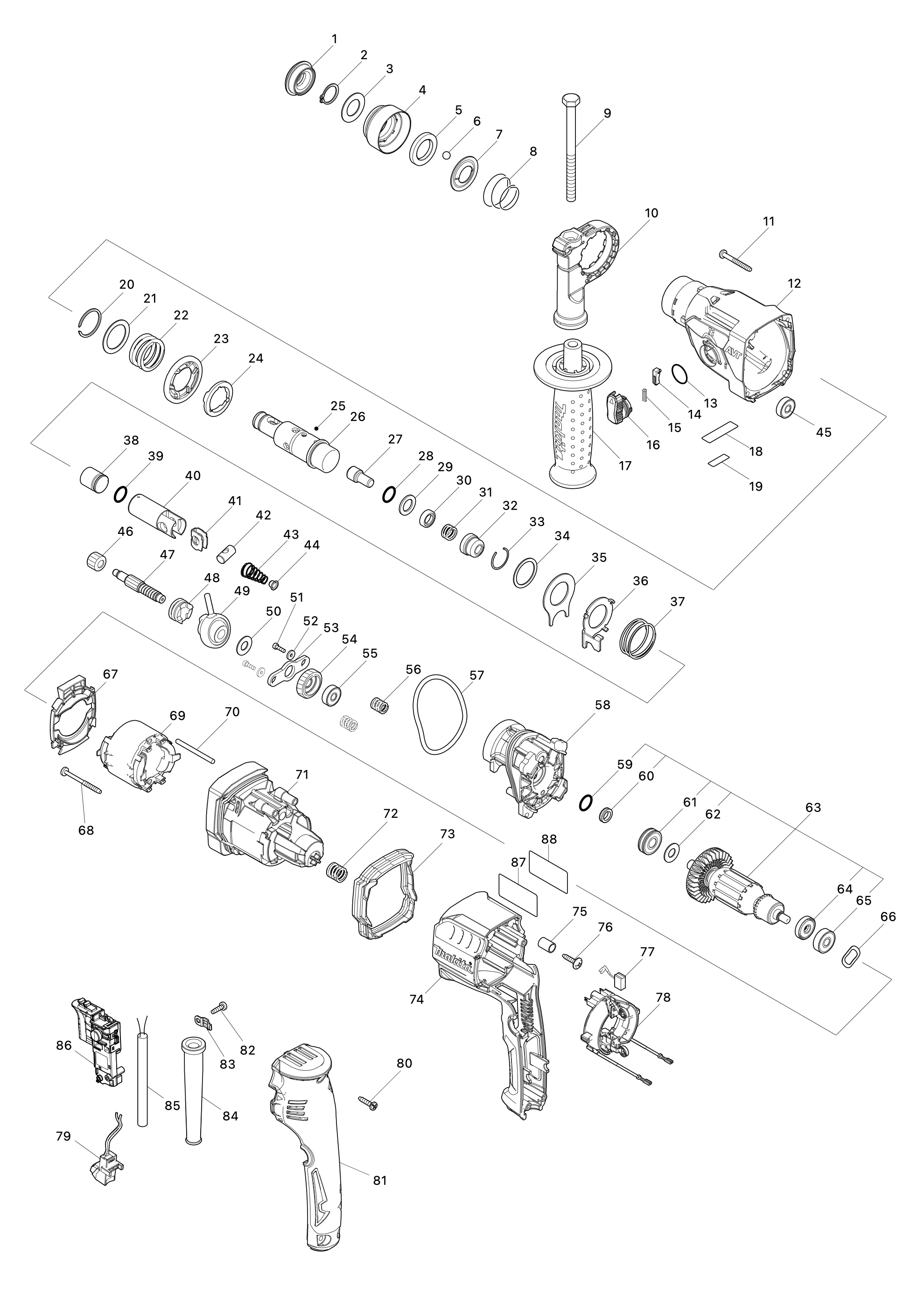 Bohrhammer Hr1841f