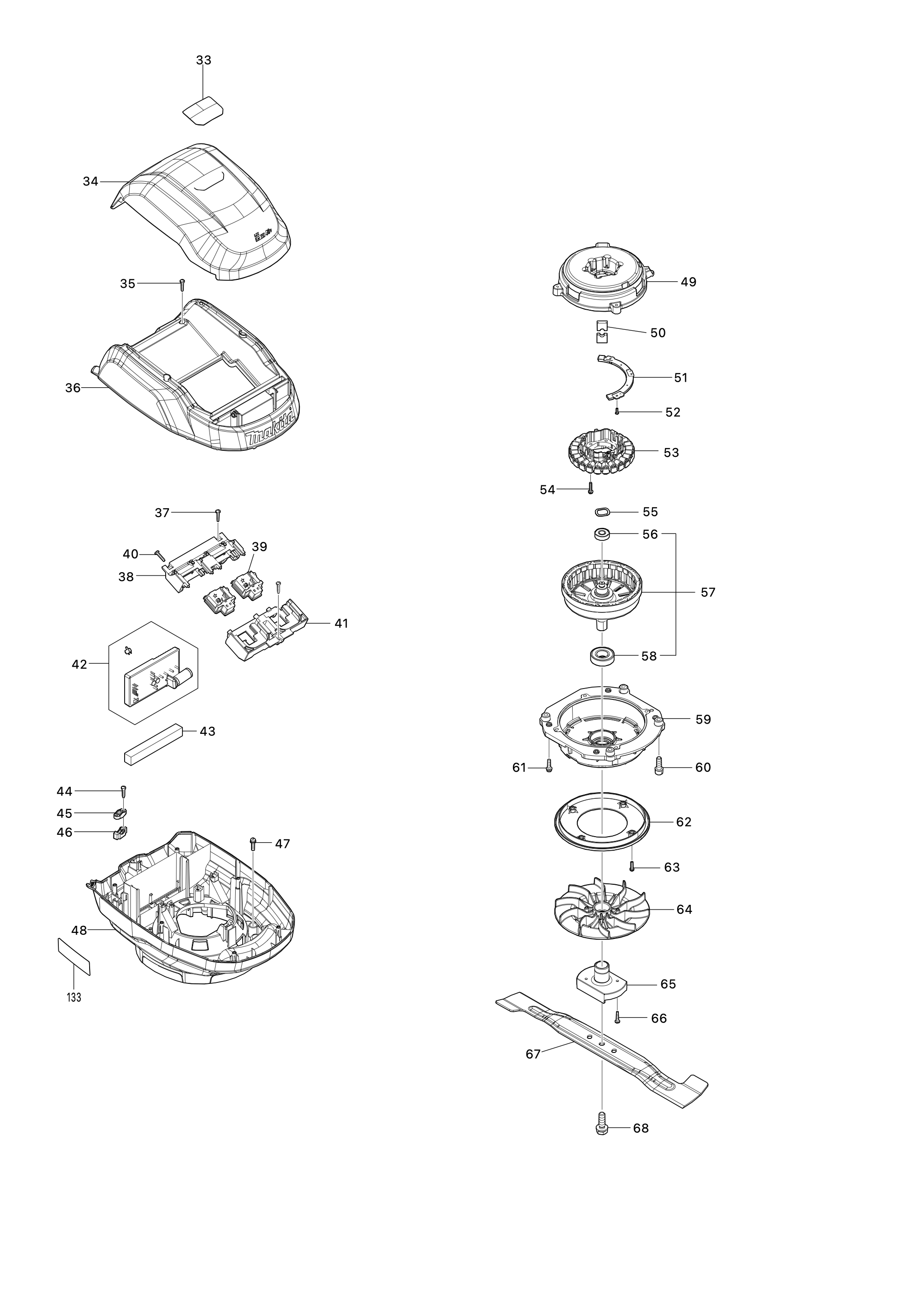 Akku-rasenmäher Dlm466 – Seite 2